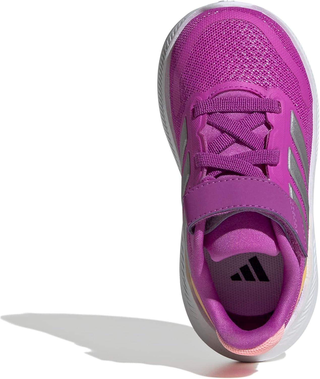image:imageAdidas UnisexChild Run Falcon 5Purple BurstSilver MetallicSemi Spark