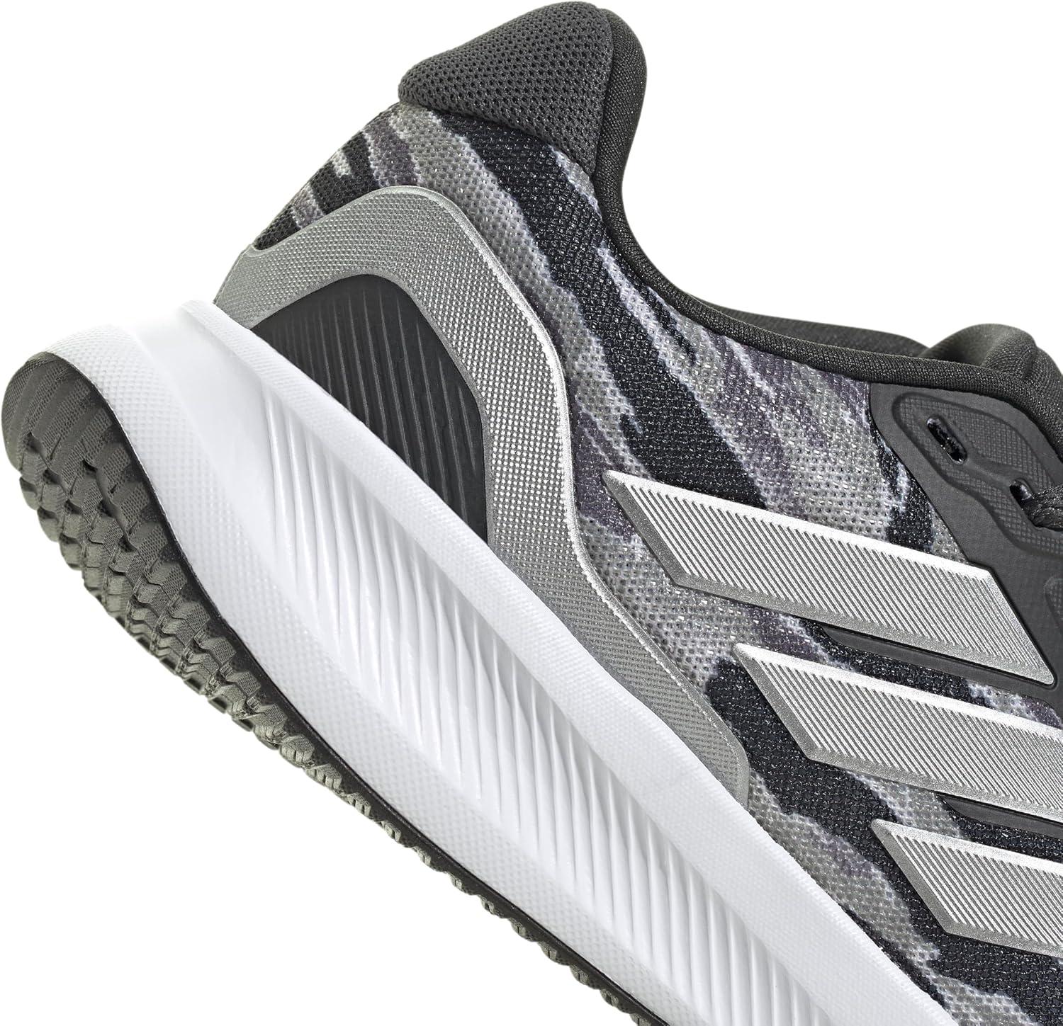 image:imageAdidas UnisexChild Run Falcon 5Silver PebbleSilver MetallicCarbon
