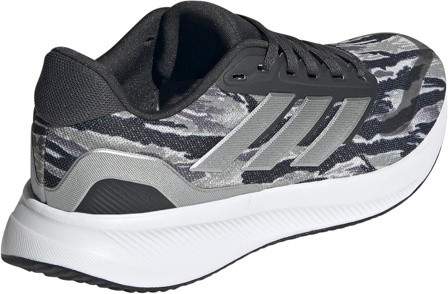image:imageAdidas UnisexChild Run Falcon 5Silver PebbleSilver MetallicCarbon