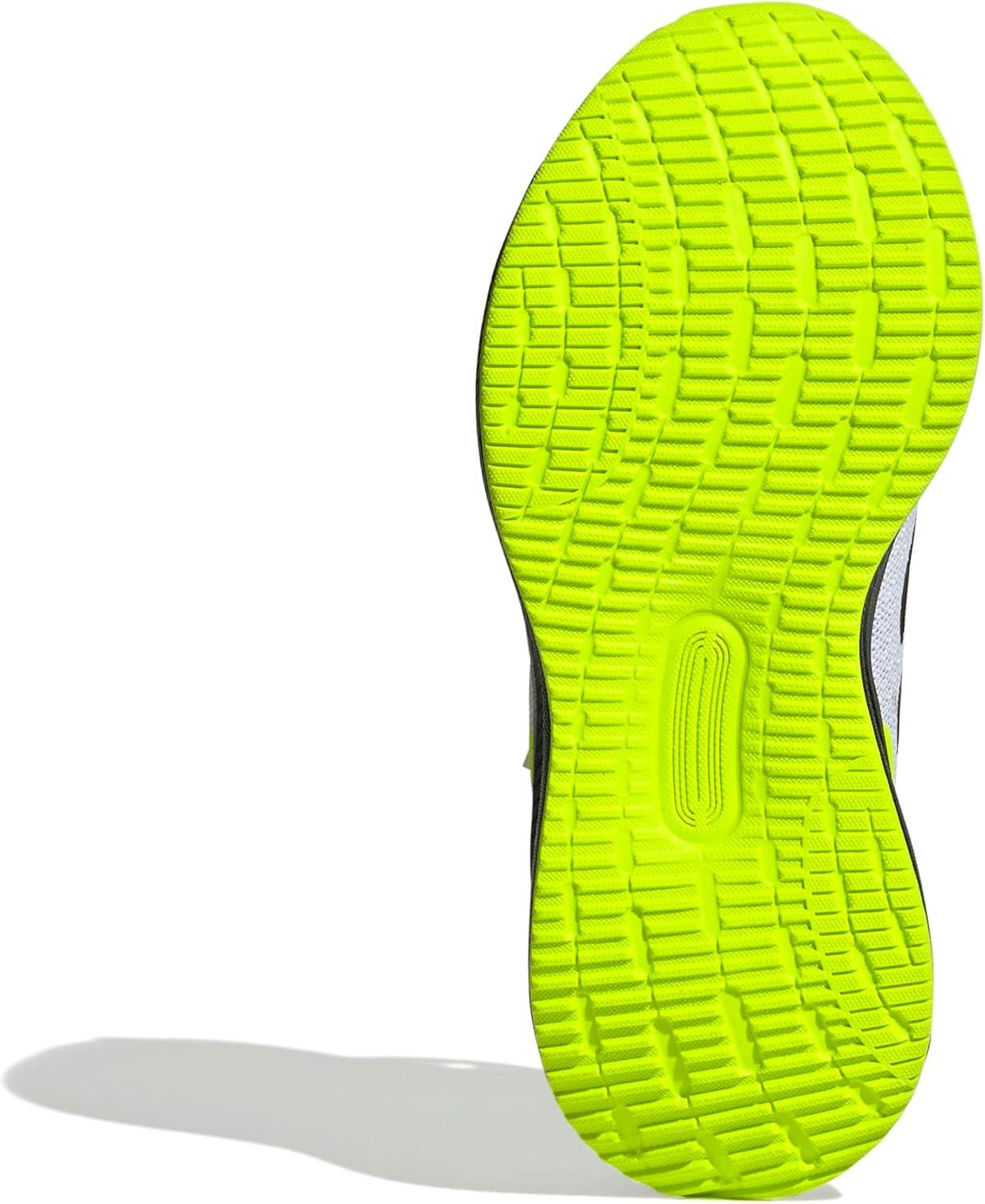 image:imageAdidas UnisexChild Run Falcon 5WhiteBlackLucid Lemon