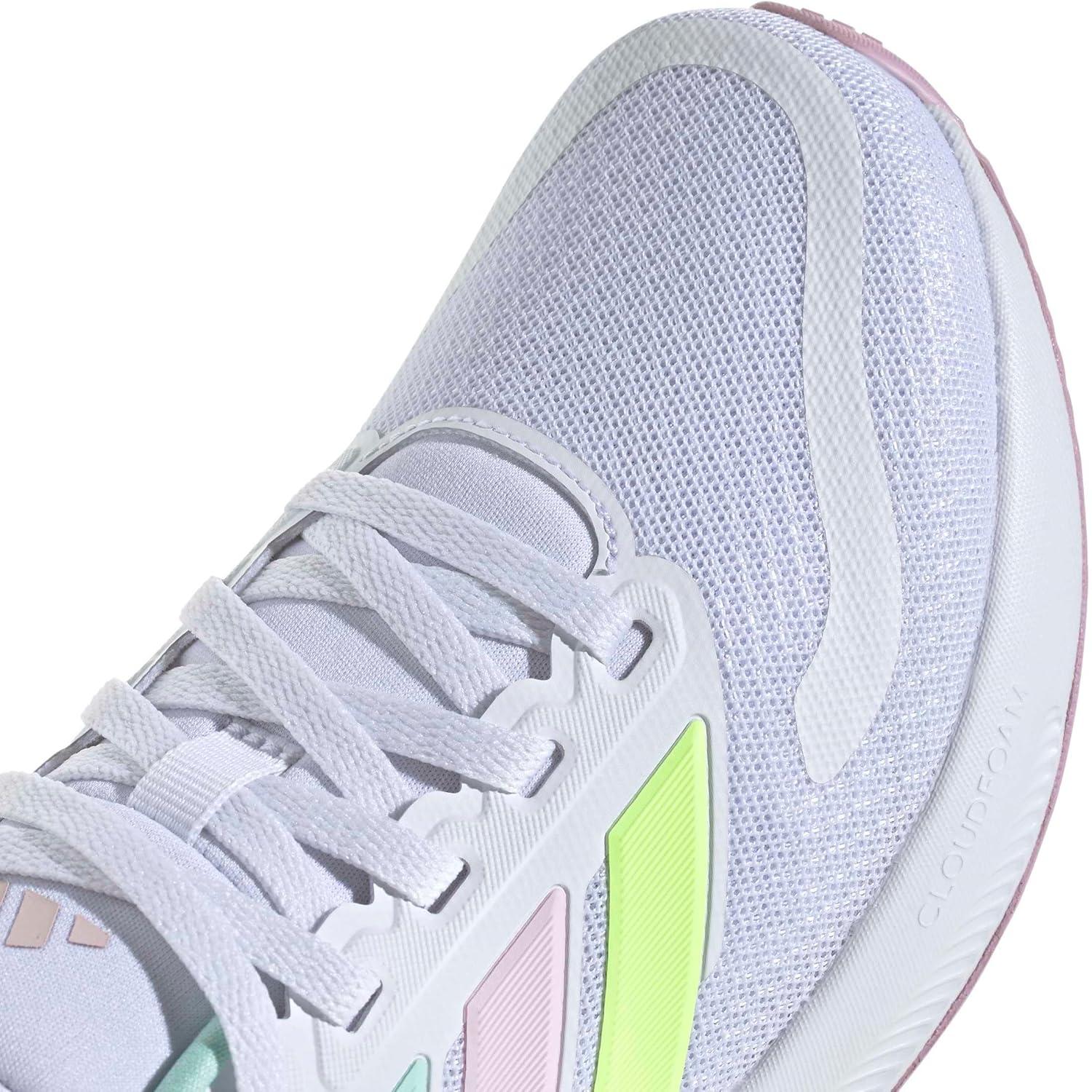 image:imageAdidas UnisexChild Run Falcon 5WhiteClear MintClear Pink
