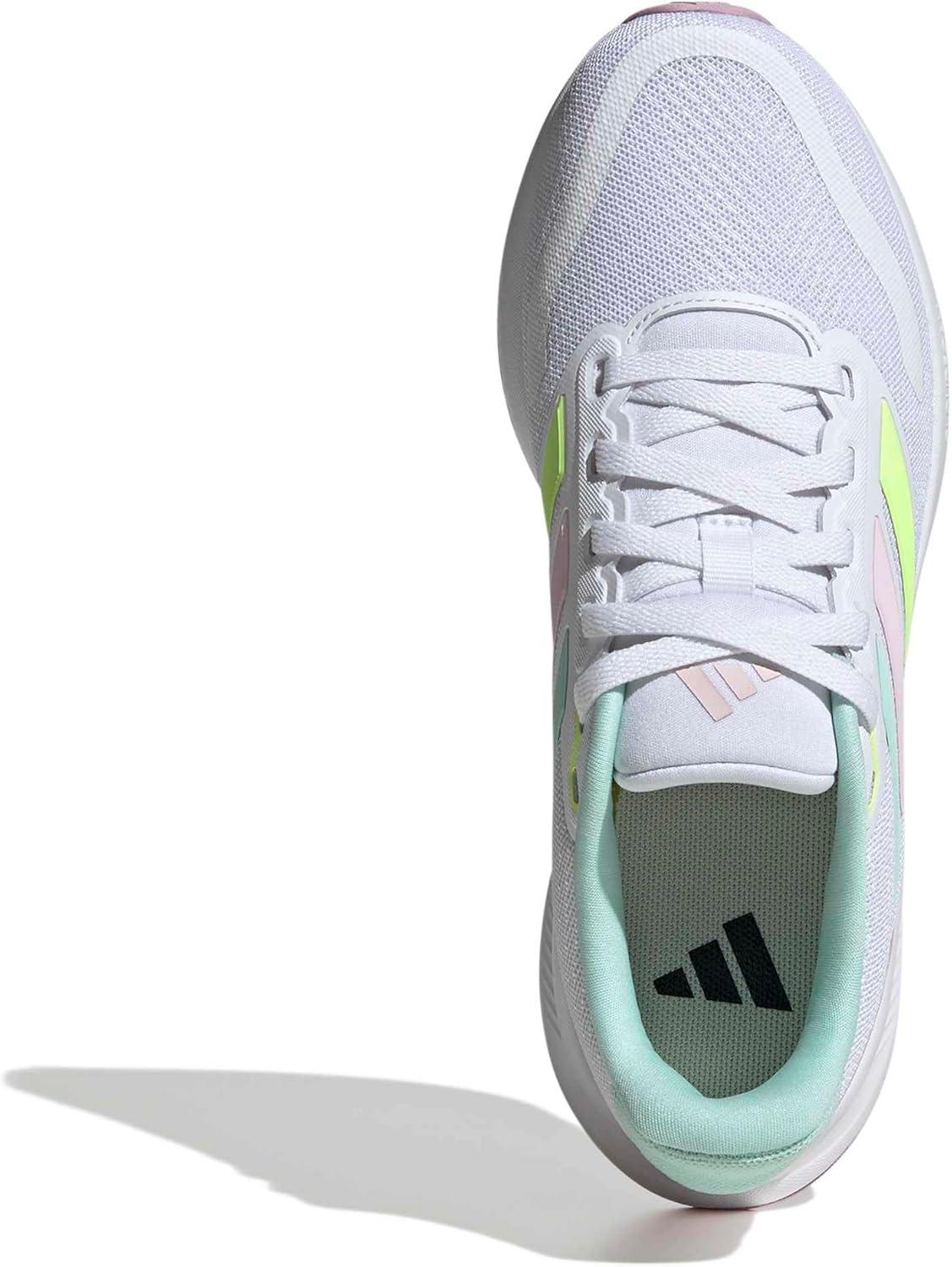 image:imageAdidas UnisexChild Run Falcon 5WhiteClear MintClear Pink