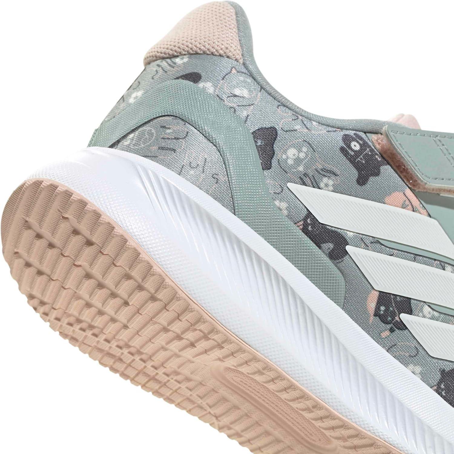 image:imageAdidas UnisexChild Run Falcon 5Wonder SageOff WhiteBlush Pink