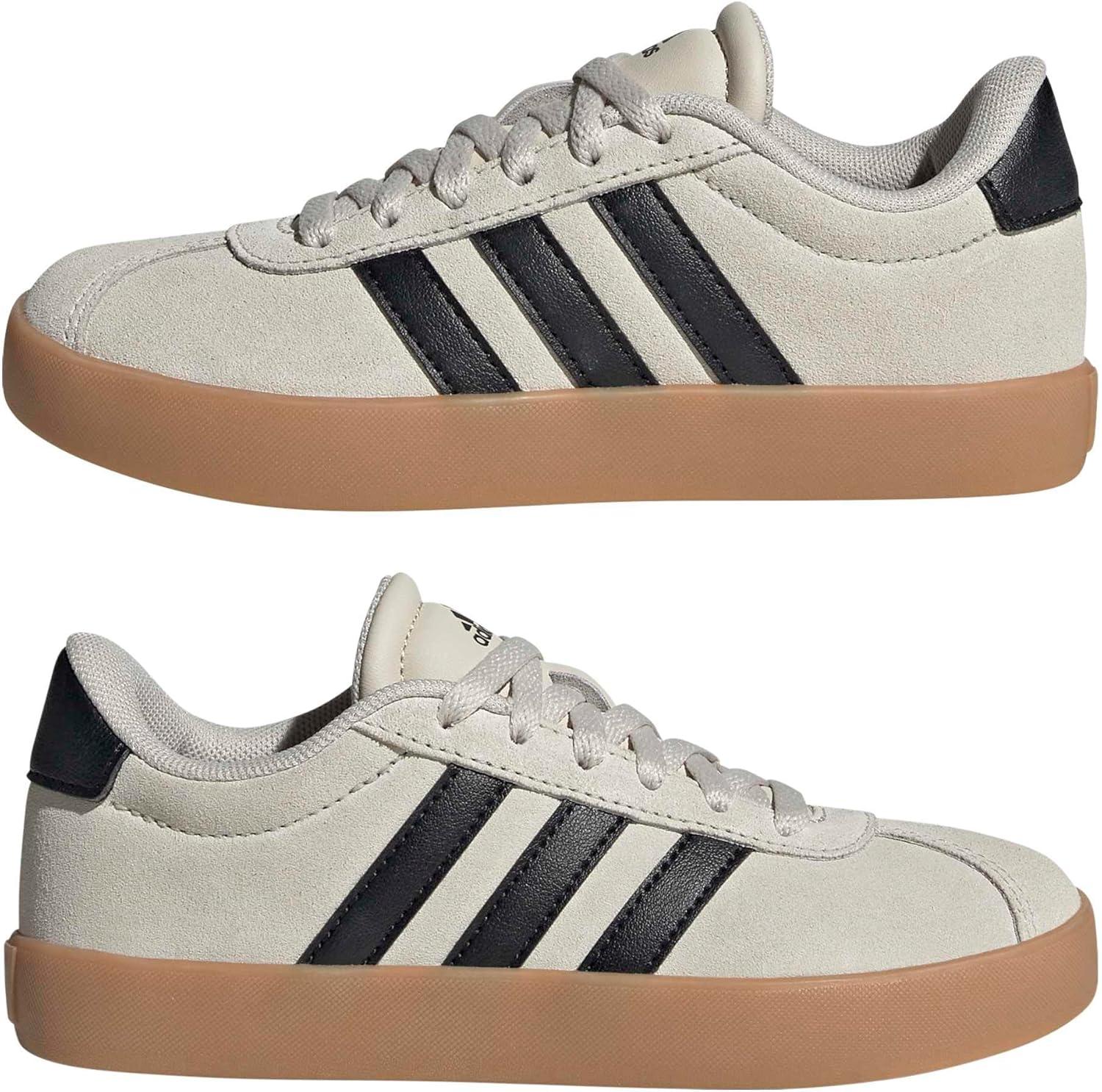 image:imageadidas Kids VL Court 30 ShoeAluminaBlackGum