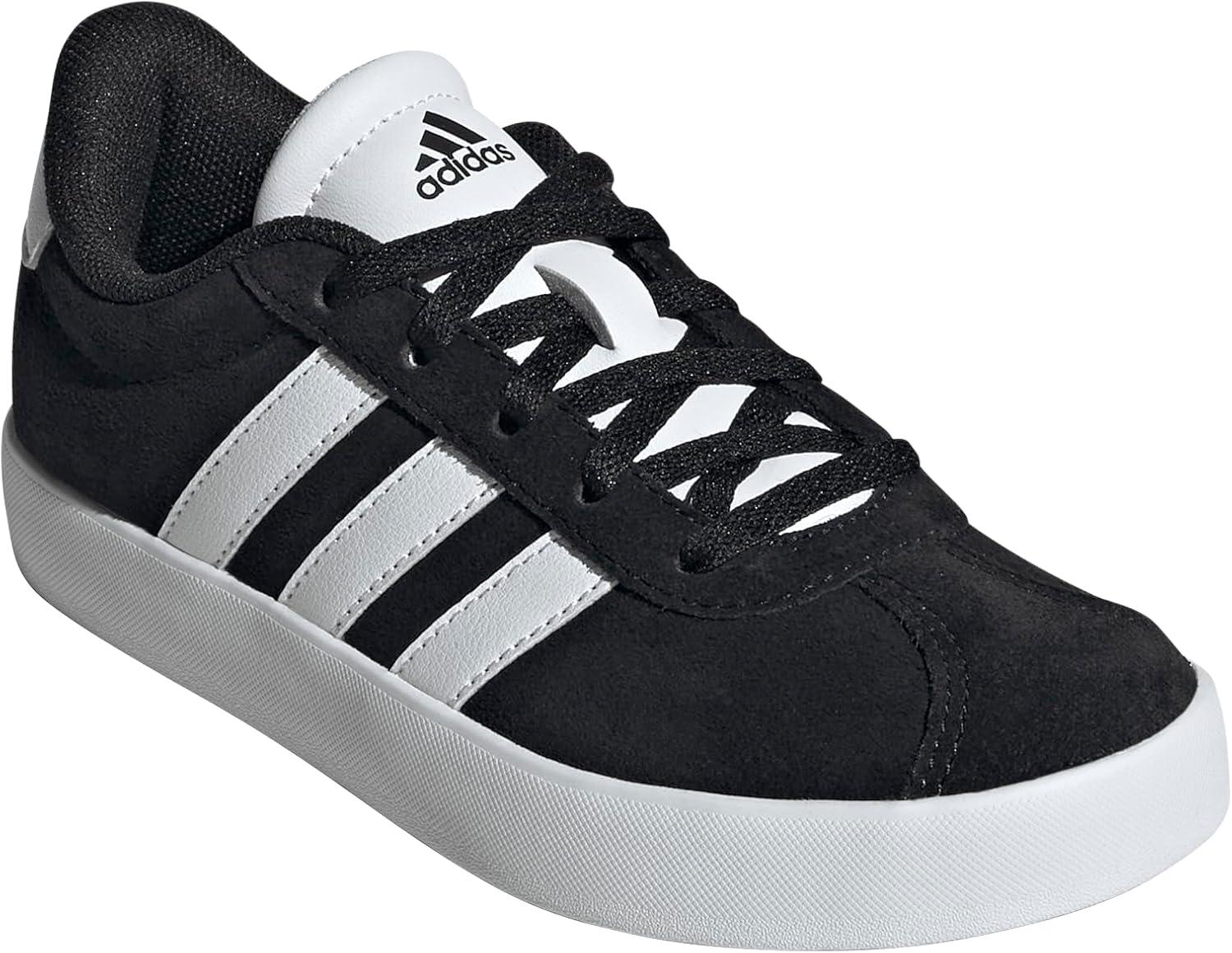 image:imageadidas Kids VL Court 30 ShoeBlackWhiteBlack