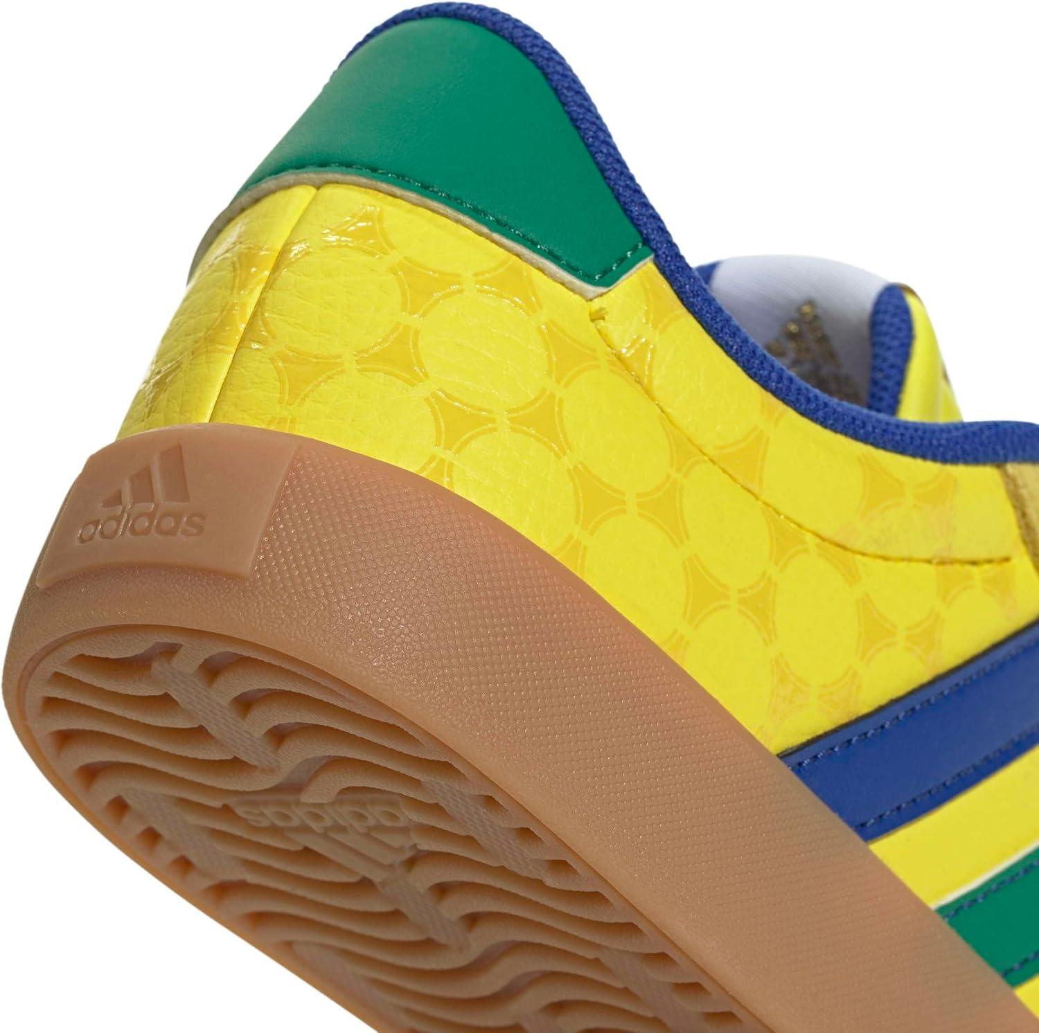 image:imageadidas Kids VL Court 30 ShoeBright YellowBold BlueGreen