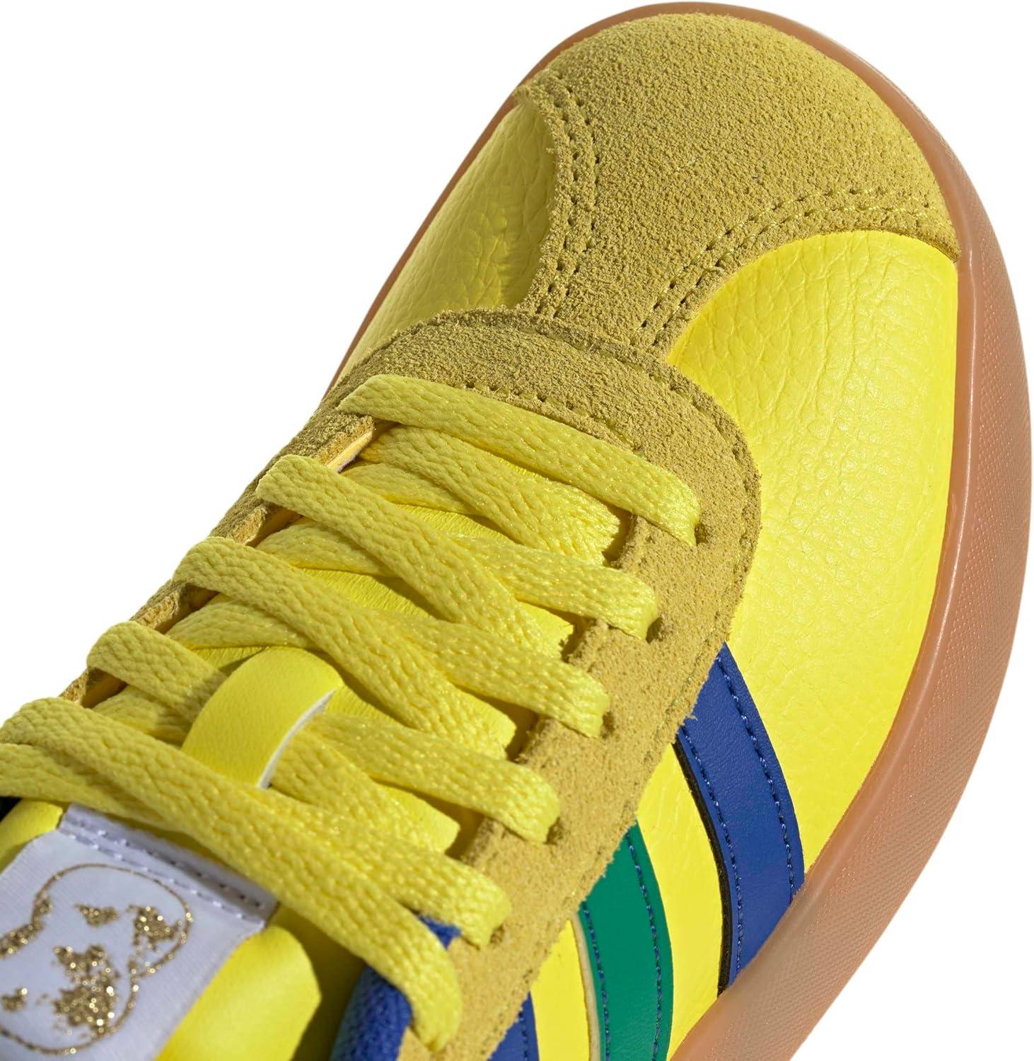 image:imageadidas Kids VL Court 30 ShoeBright YellowBold BlueGreen