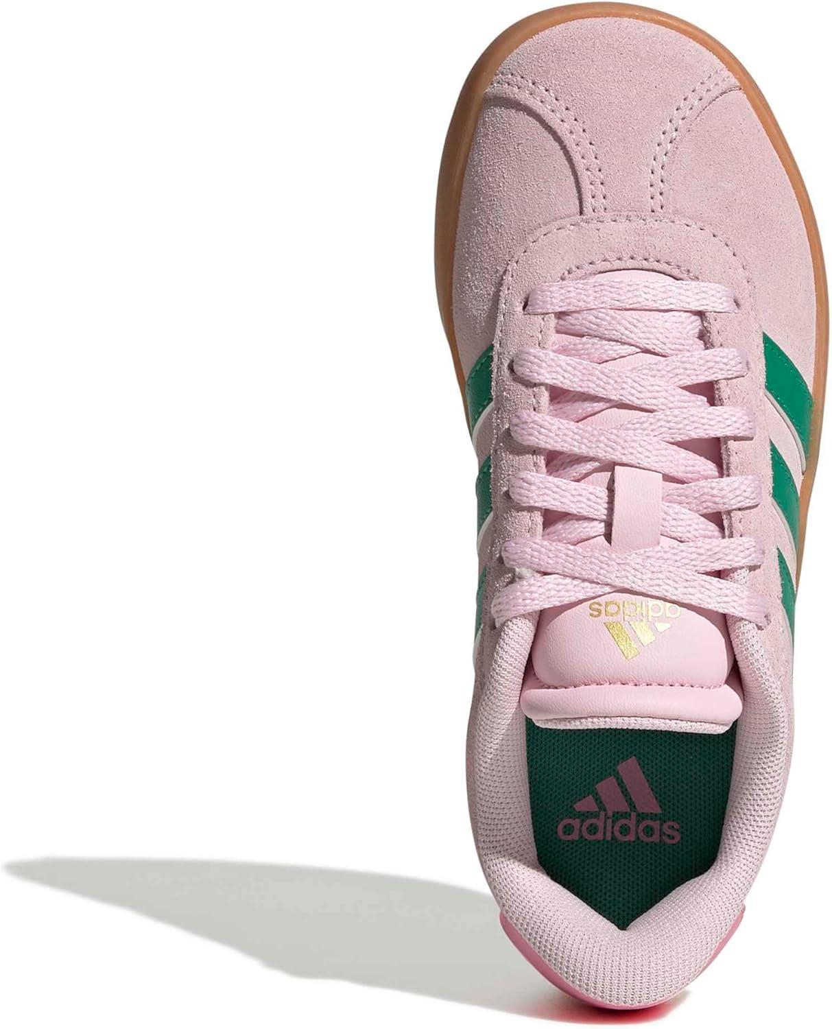 image:imageadidas Kids VL Court 30 ShoeClear PinkCourt GreenGum