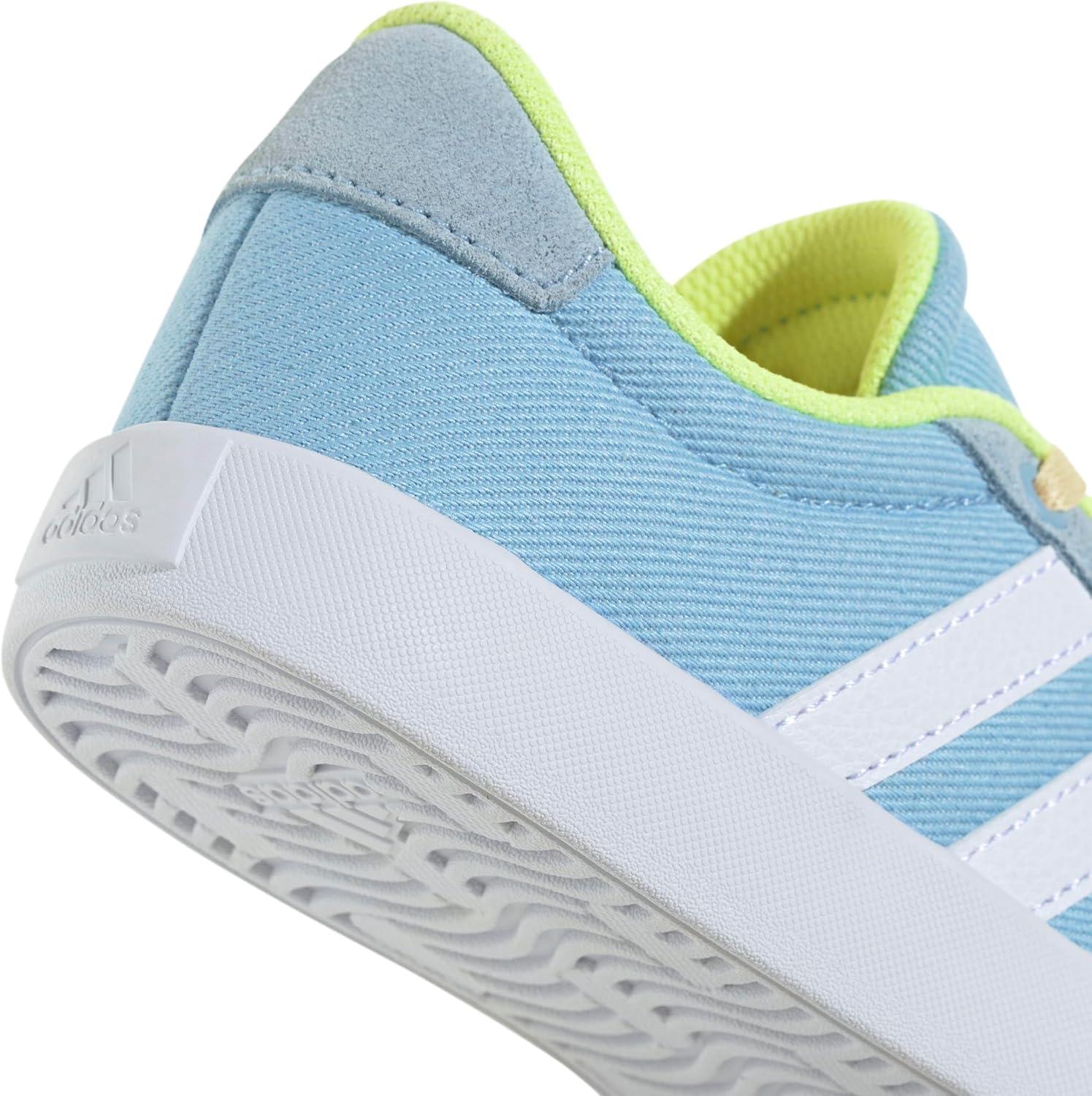 image:imageadidas Kids VL Court 30 ShoeClear SkyWhiteYellow