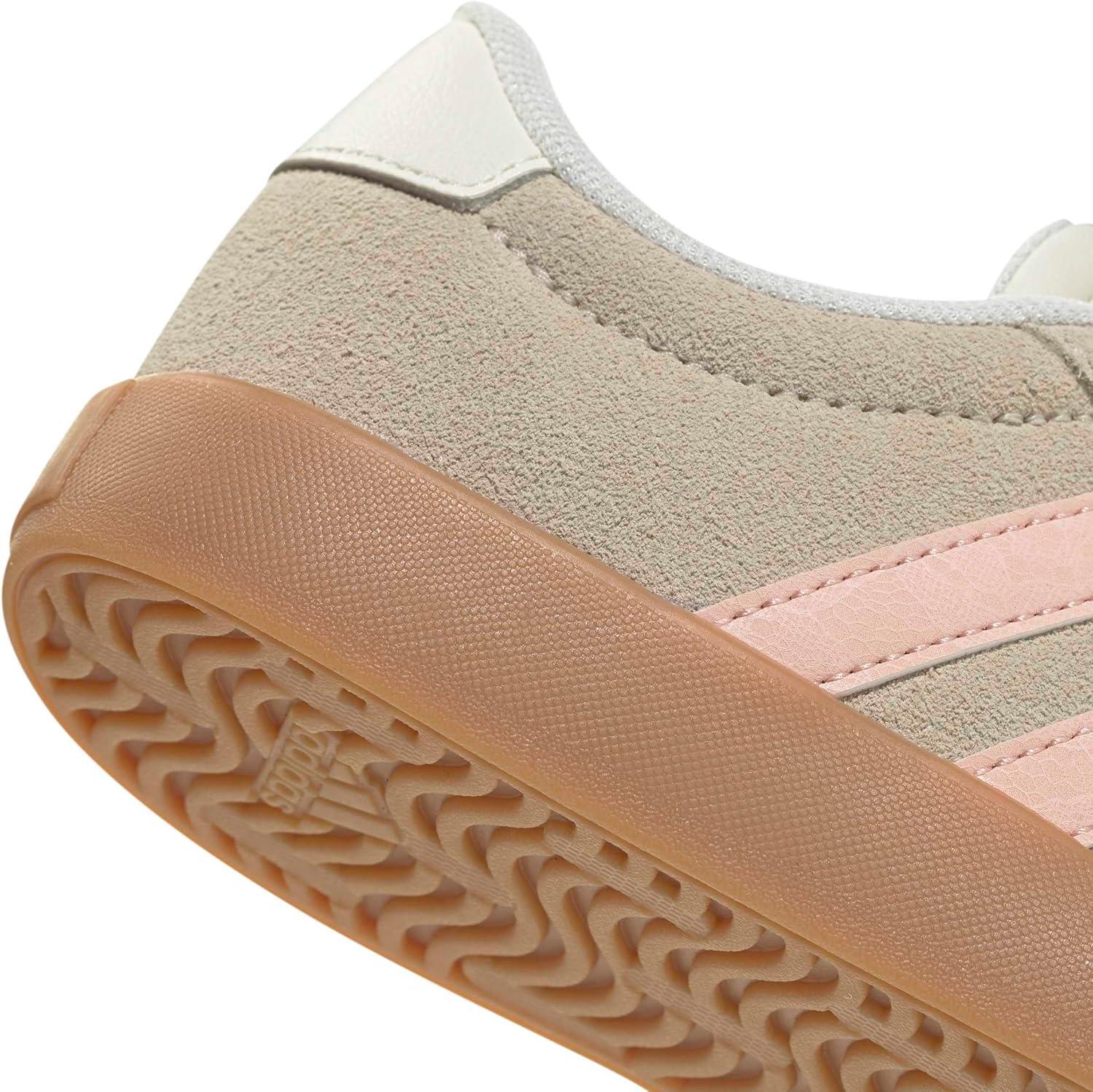 image:imageadidas Kids VL Court 30 ShoeCrystal LinenBlush PinkOff White