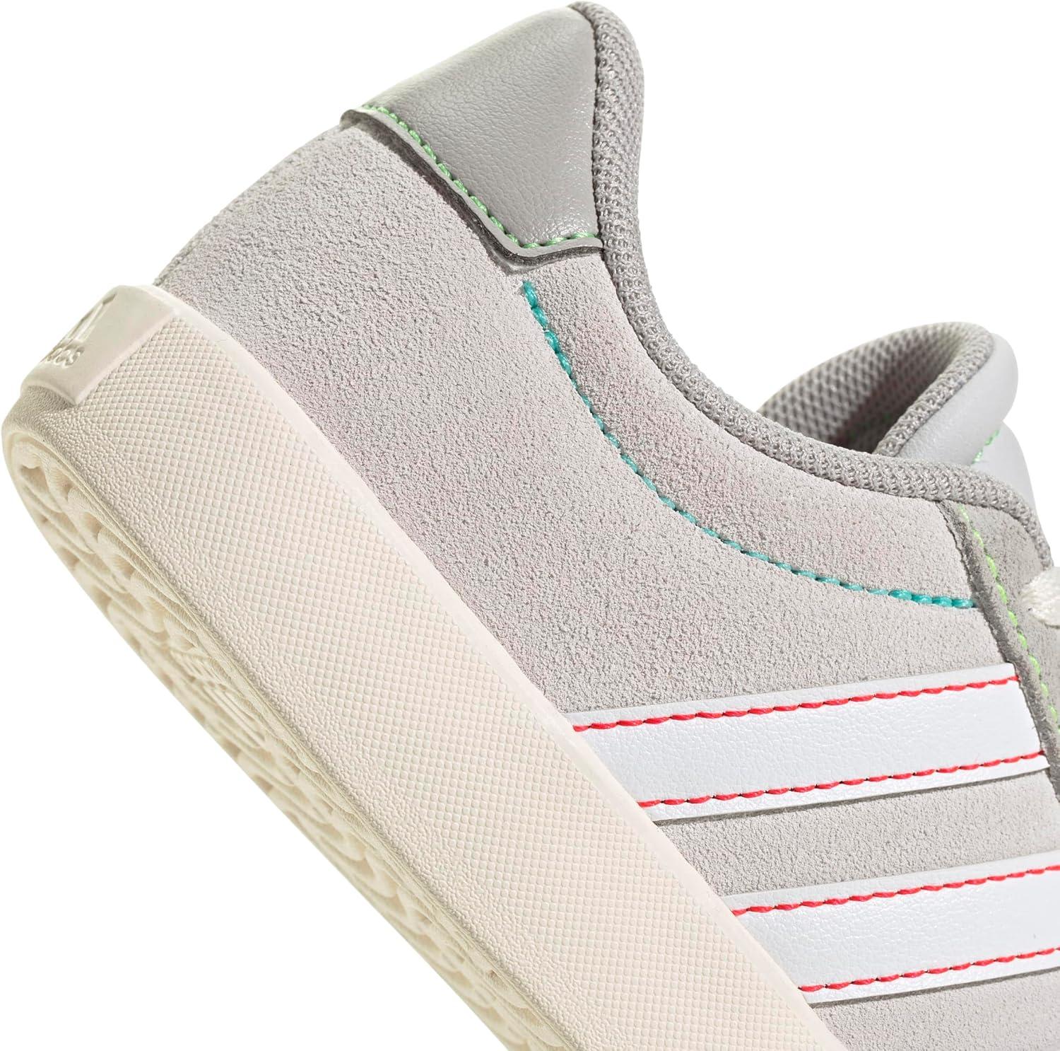 image:imageadidas Kids VL Court 30 ShoeDash GreyWhiteLime Burst