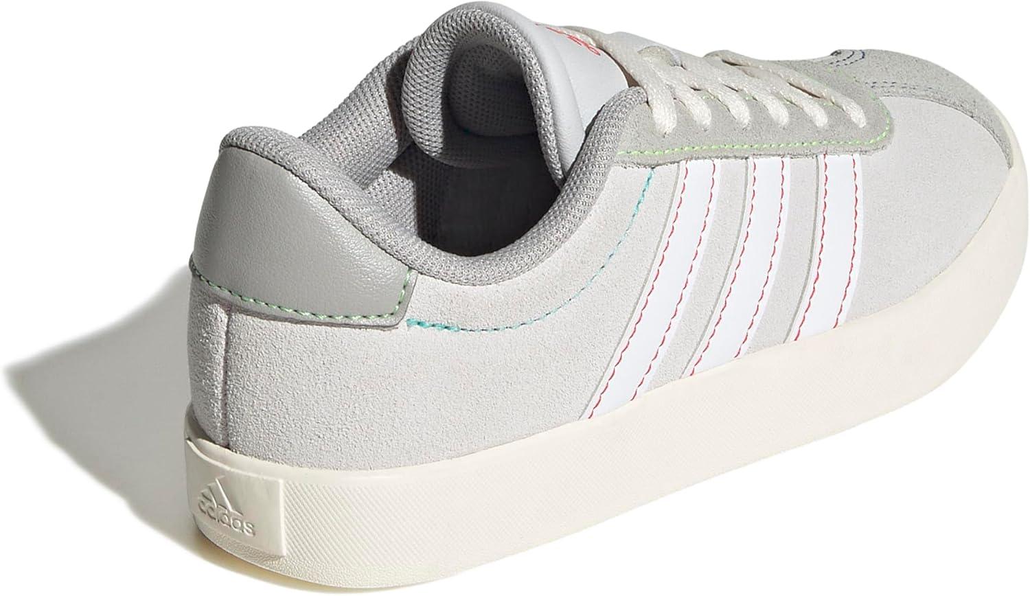 image:imageadidas Kids VL Court 30 ShoeDash GreyWhiteLime Burst