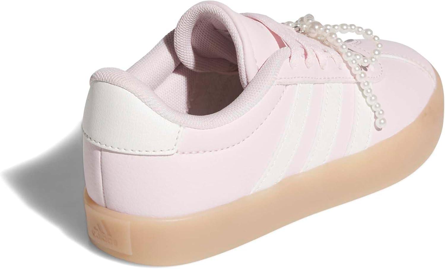 image:imageadidas Kids VL Court 30 ShoeDistilled PinkWhite
