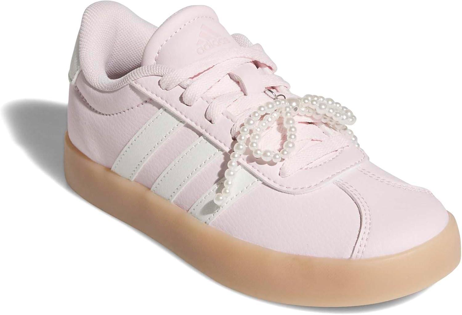 image:imageadidas Kids VL Court 30 ShoeDistilled PinkWhite
