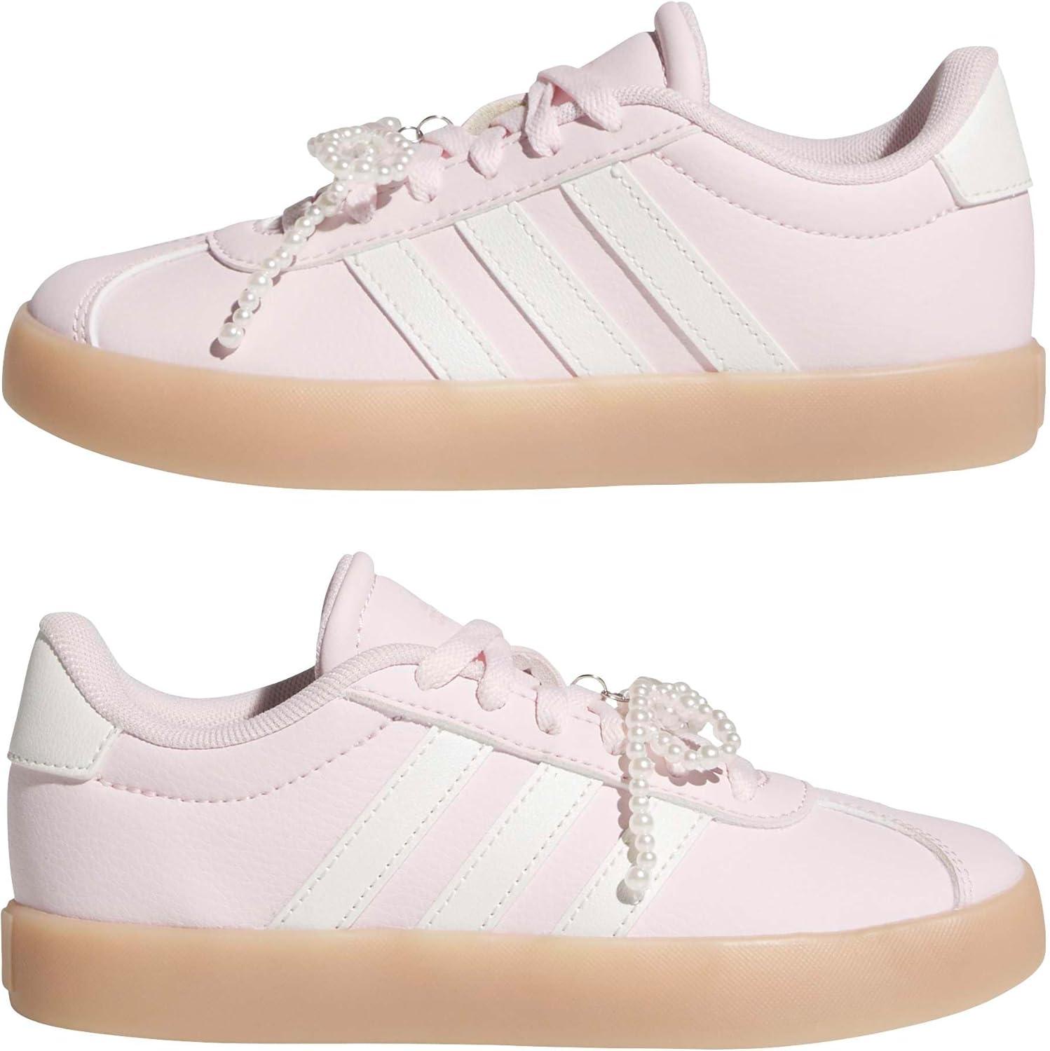 image:imageadidas Kids VL Court 30 ShoeDistilled PinkWhite