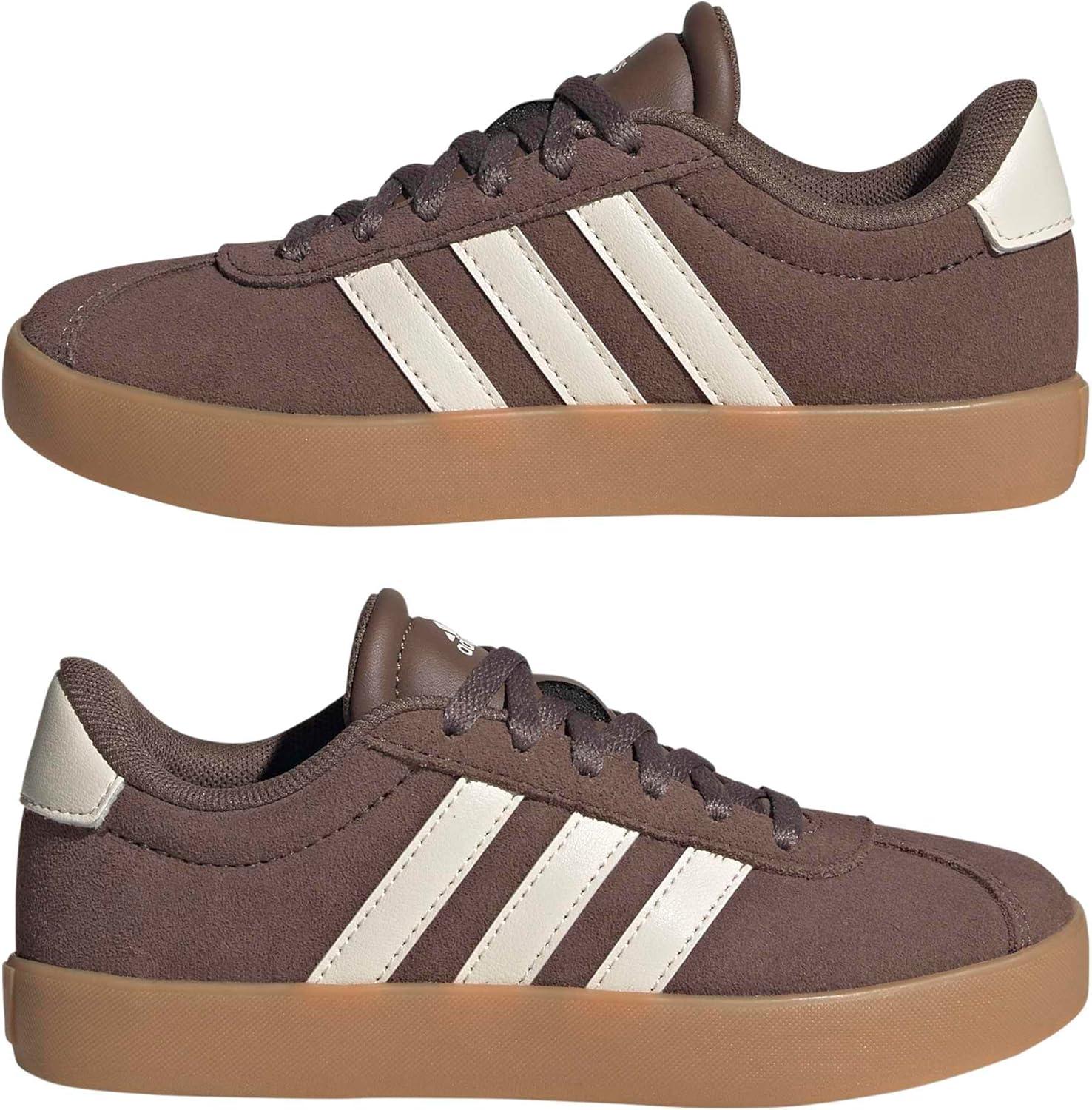 image:imageadidas Kids VL Court 30 ShoeEarth StrataChalk WhiteGum