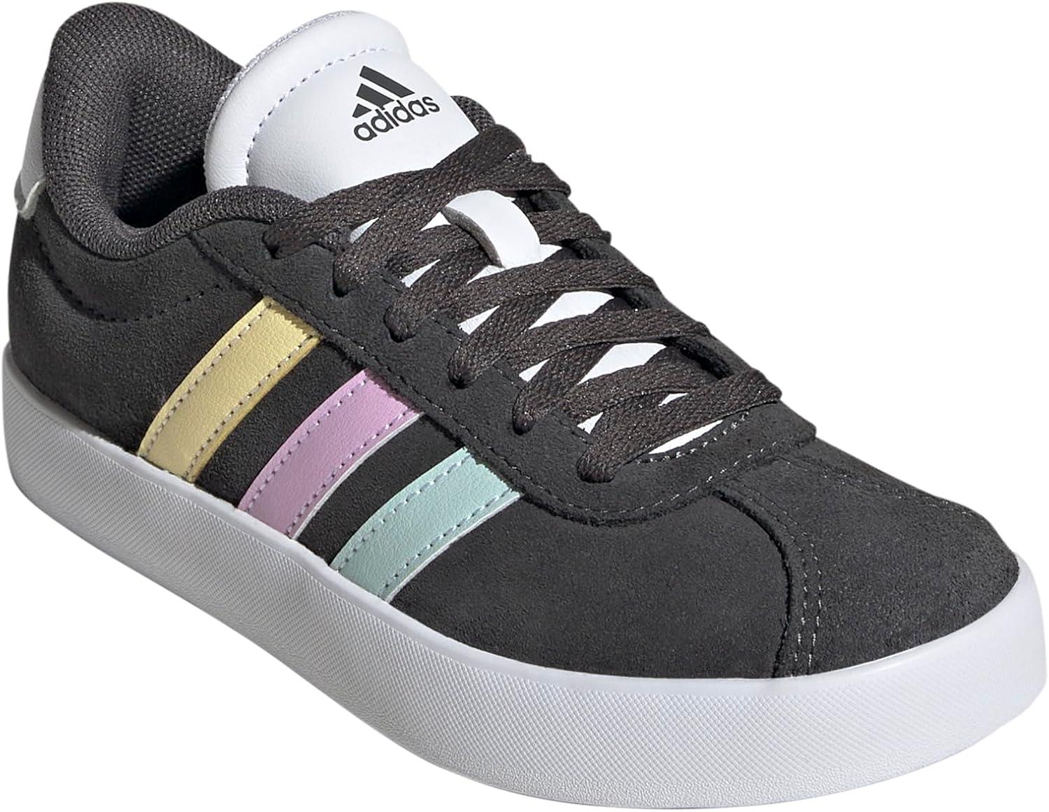image:imageadidas Kids VL Court 30 ShoeGreyHalo MintBliss Lilac