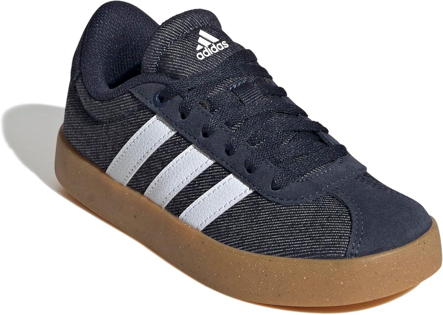 image:imageadidas Kids VL Court 30 ShoeInkWhiteGum