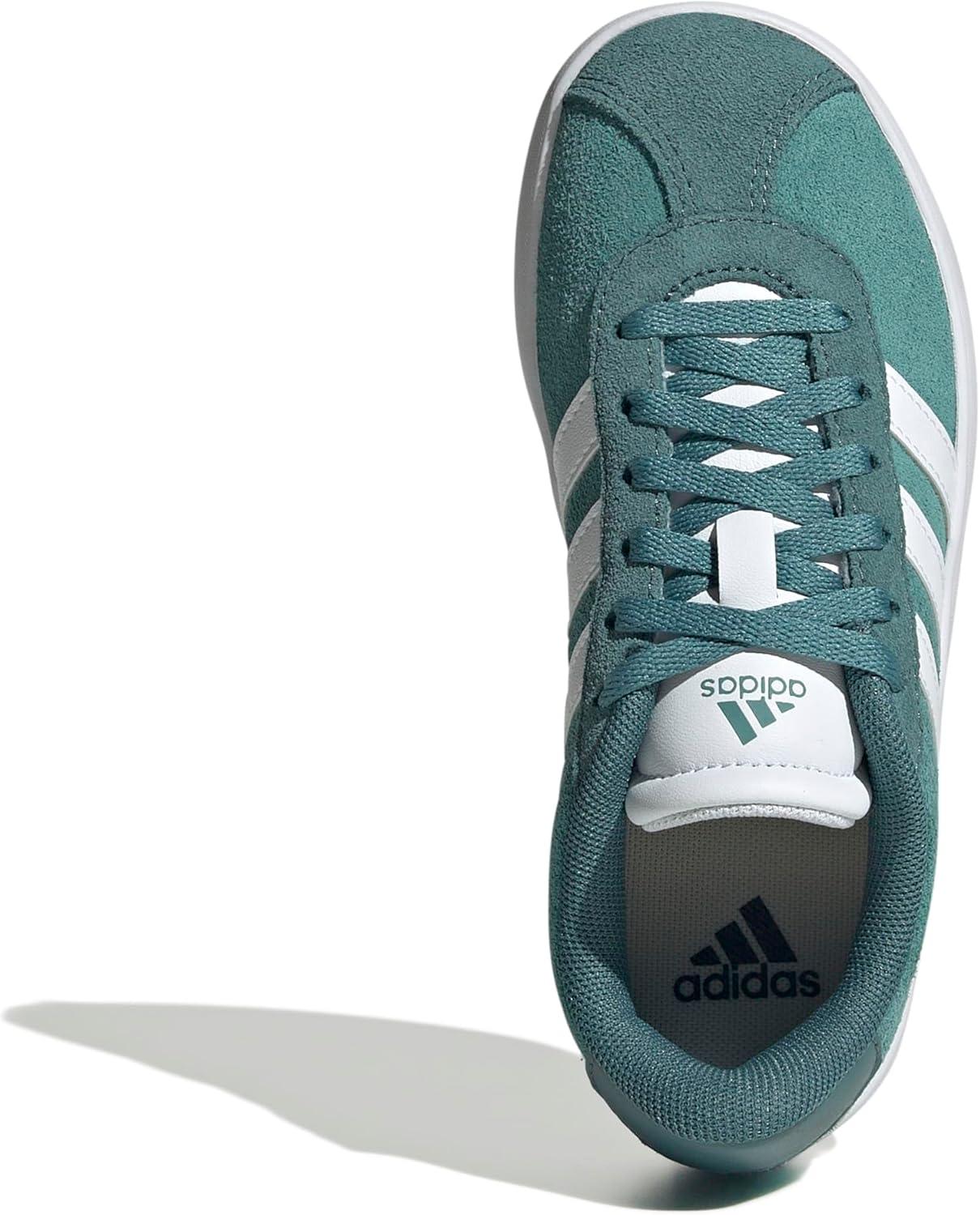 image:imageadidas Kids VL Court 30 ShoePowder TealWhitePreloved Teal