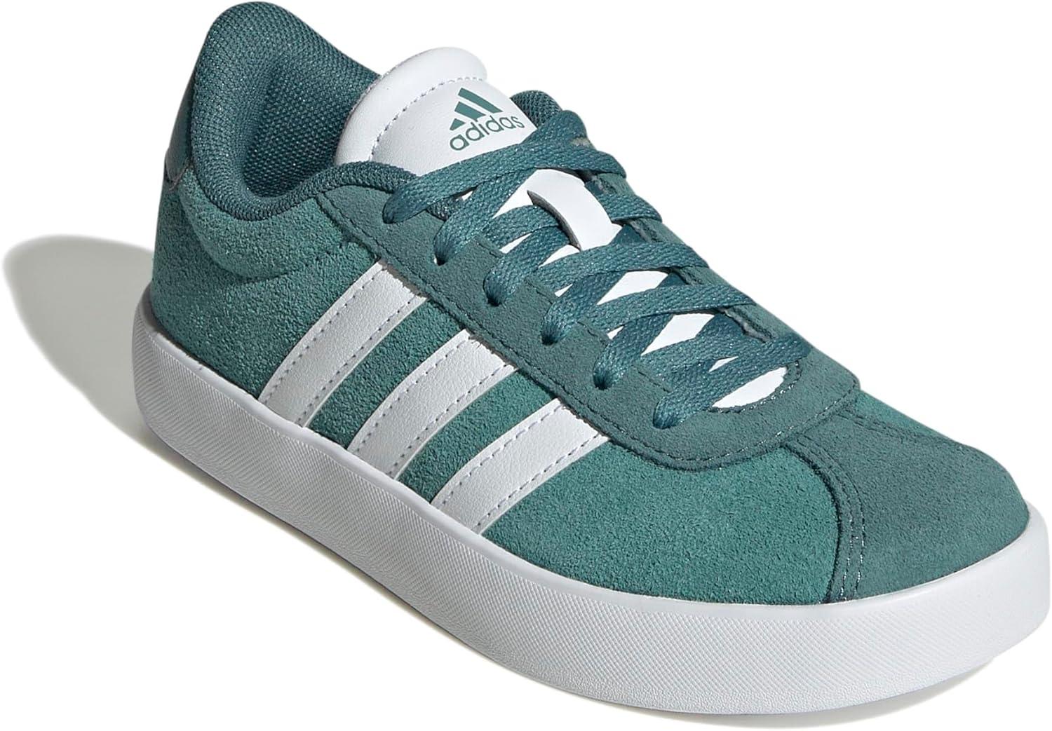 image:imageadidas Kids VL Court 30 ShoePowder TealWhitePreloved Teal