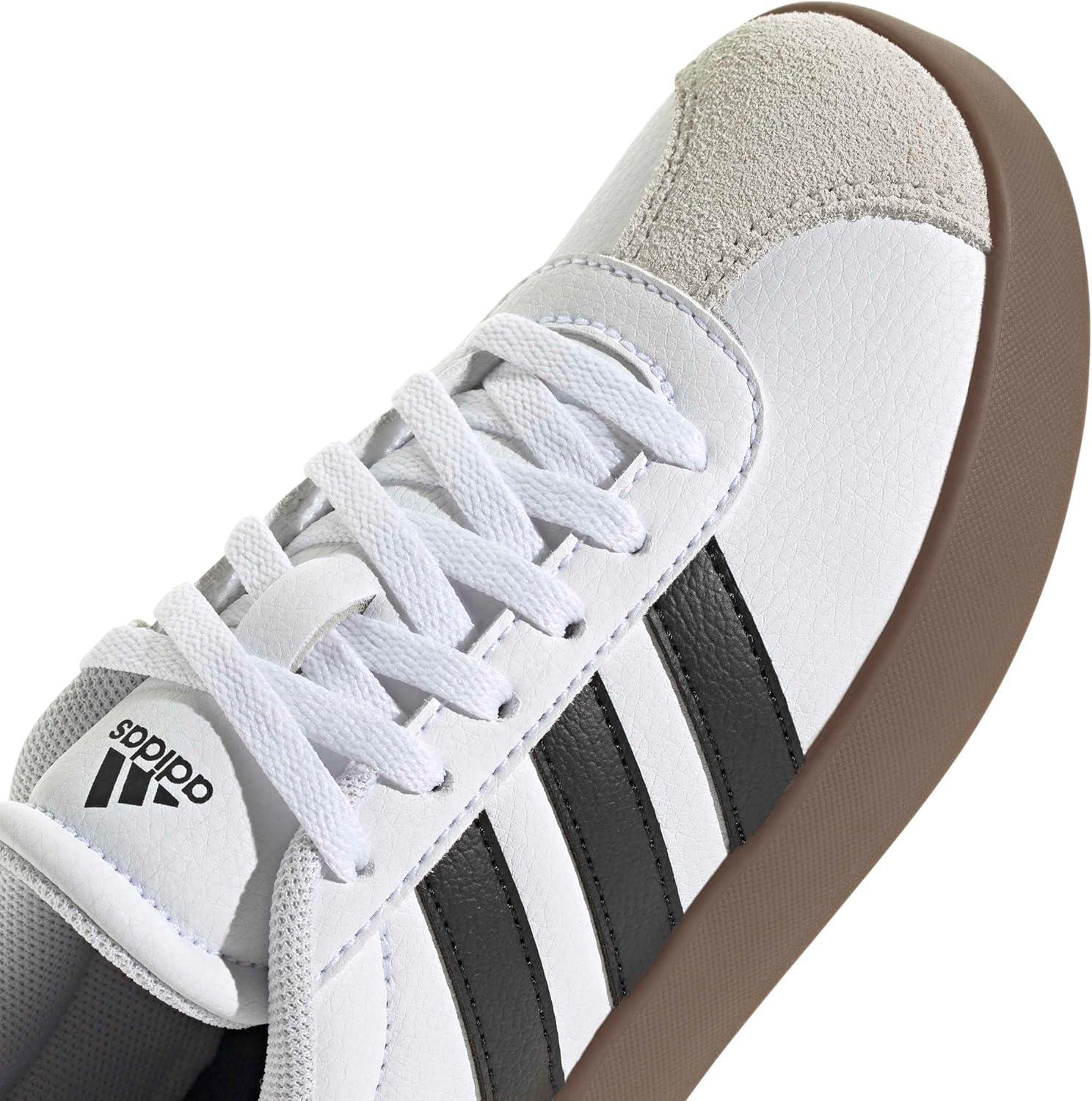 image:imageadidas Kids VL Court 30 ShoeWhiteBlackGrey