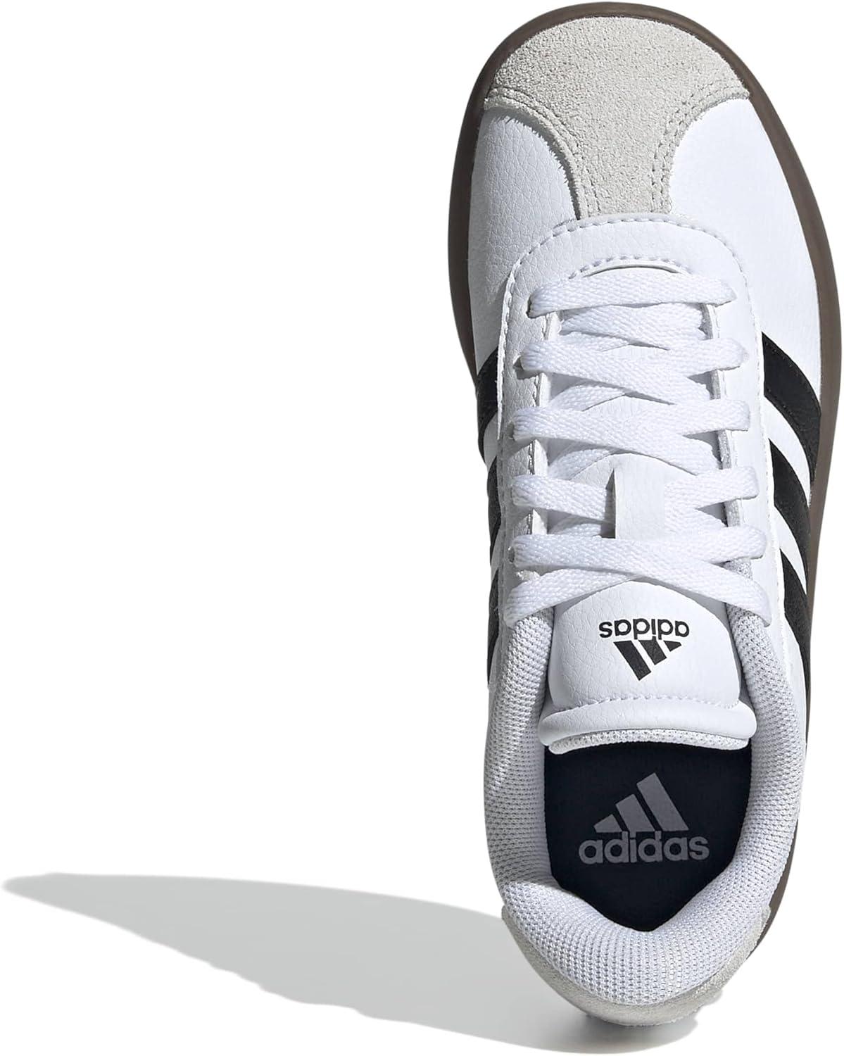image:imageadidas Kids VL Court 30 ShoeWhiteBlackGrey