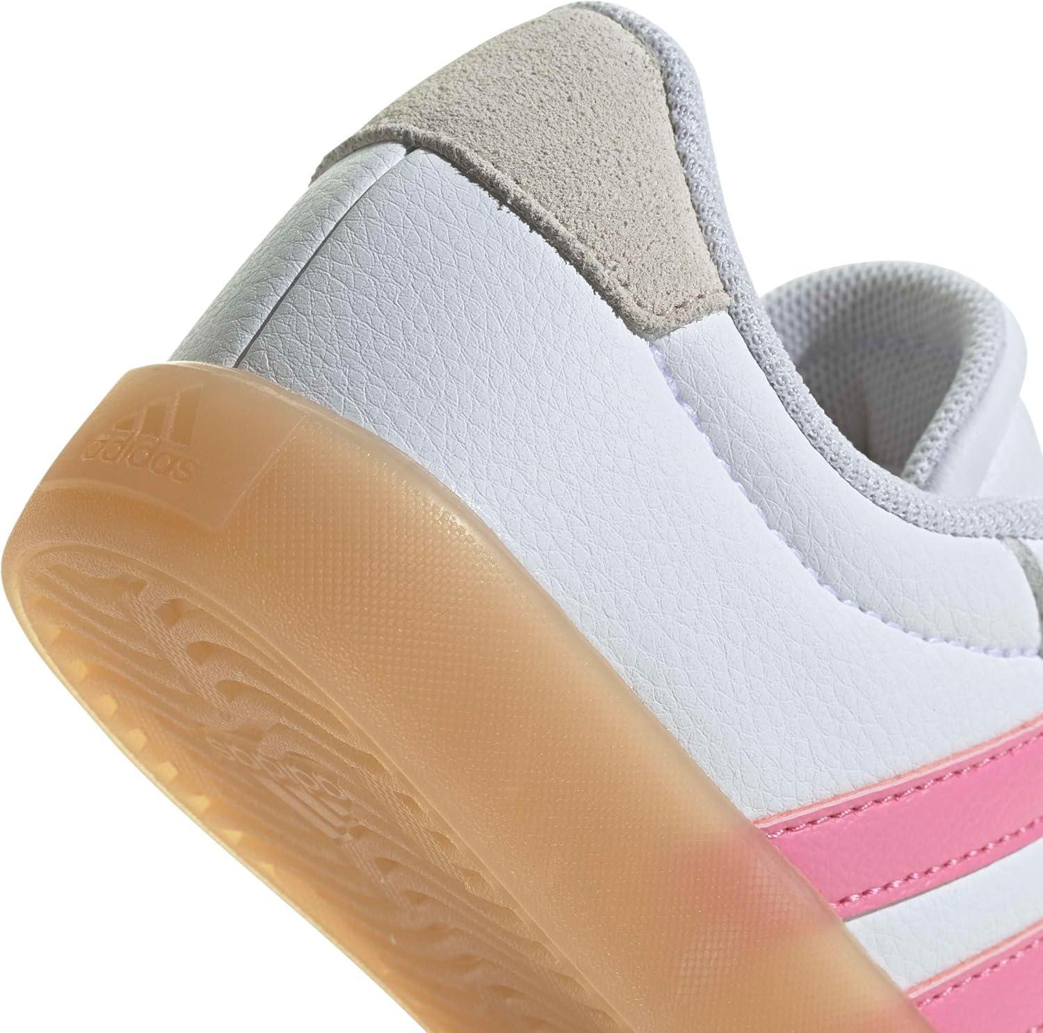 image:imageadidas Kids VL Court 30 ShoeWhiteBliss PinkAlumina
