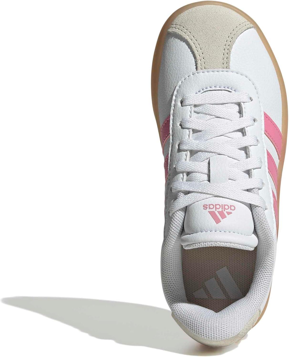 image:imageadidas Kids VL Court 30 ShoeWhiteBliss PinkAlumina