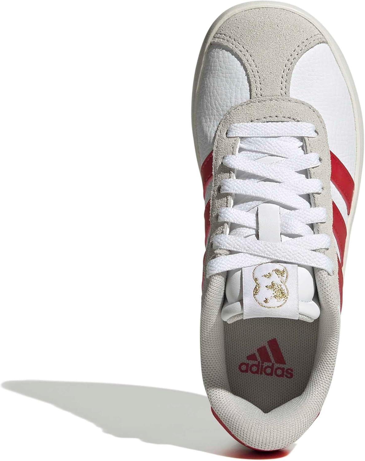 image:imageadidas Kids VL Court 30 ShoeWhiteTeam Colleg Red