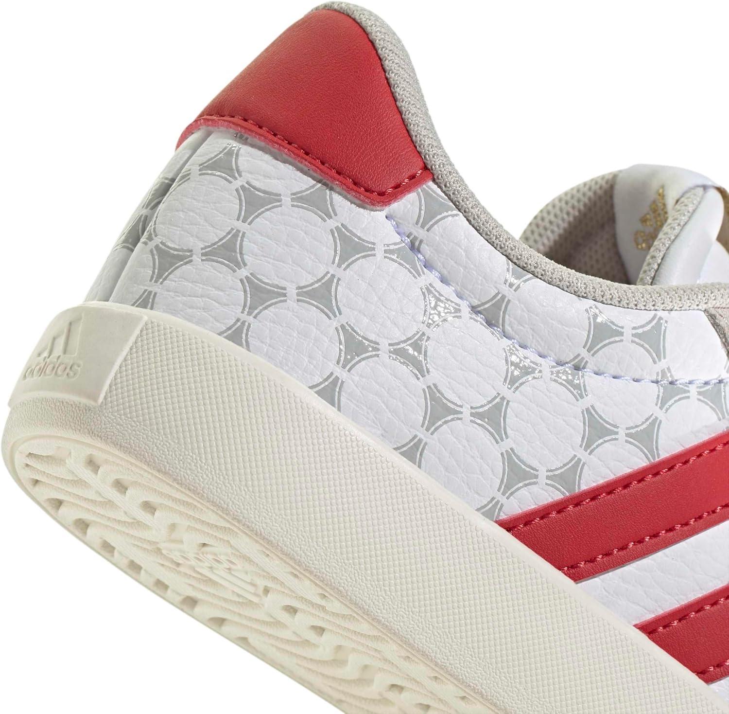 image:imageadidas Kids VL Court 30 ShoeWhiteTeam Colleg Red