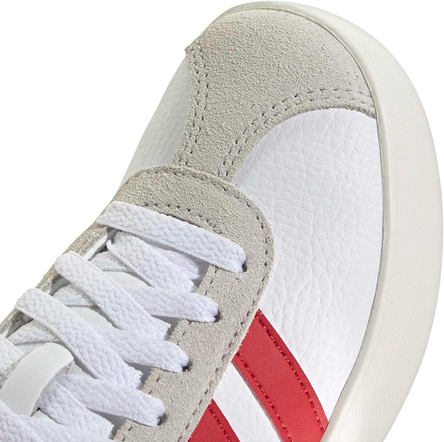 image:imageadidas Kids VL Court 30 ShoeWhiteTeam Colleg Red