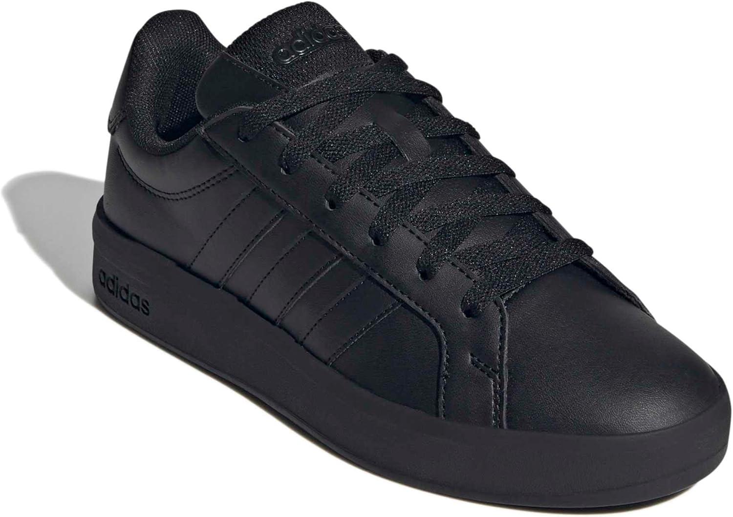 image:imageadidas UnisexChild Grand Court 30 Shoes Big KidBlackBlackBlack