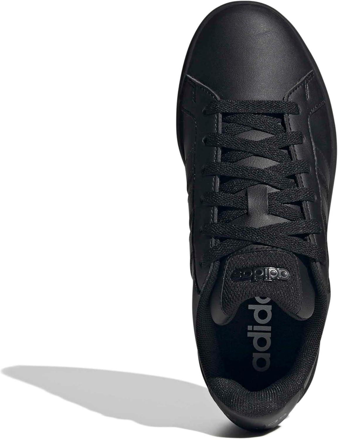 image:imageadidas UnisexChild Grand Court 30 Shoes Big KidBlackBlackBlack