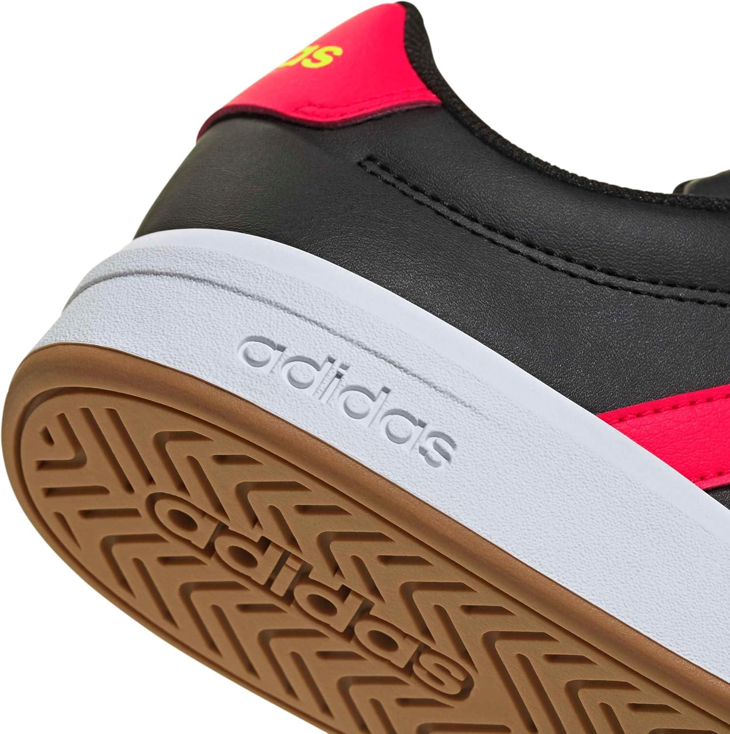 image:imageadidas UnisexChild Grand Court 30 Shoes Big KidBlackLucid RedLucid Lemon