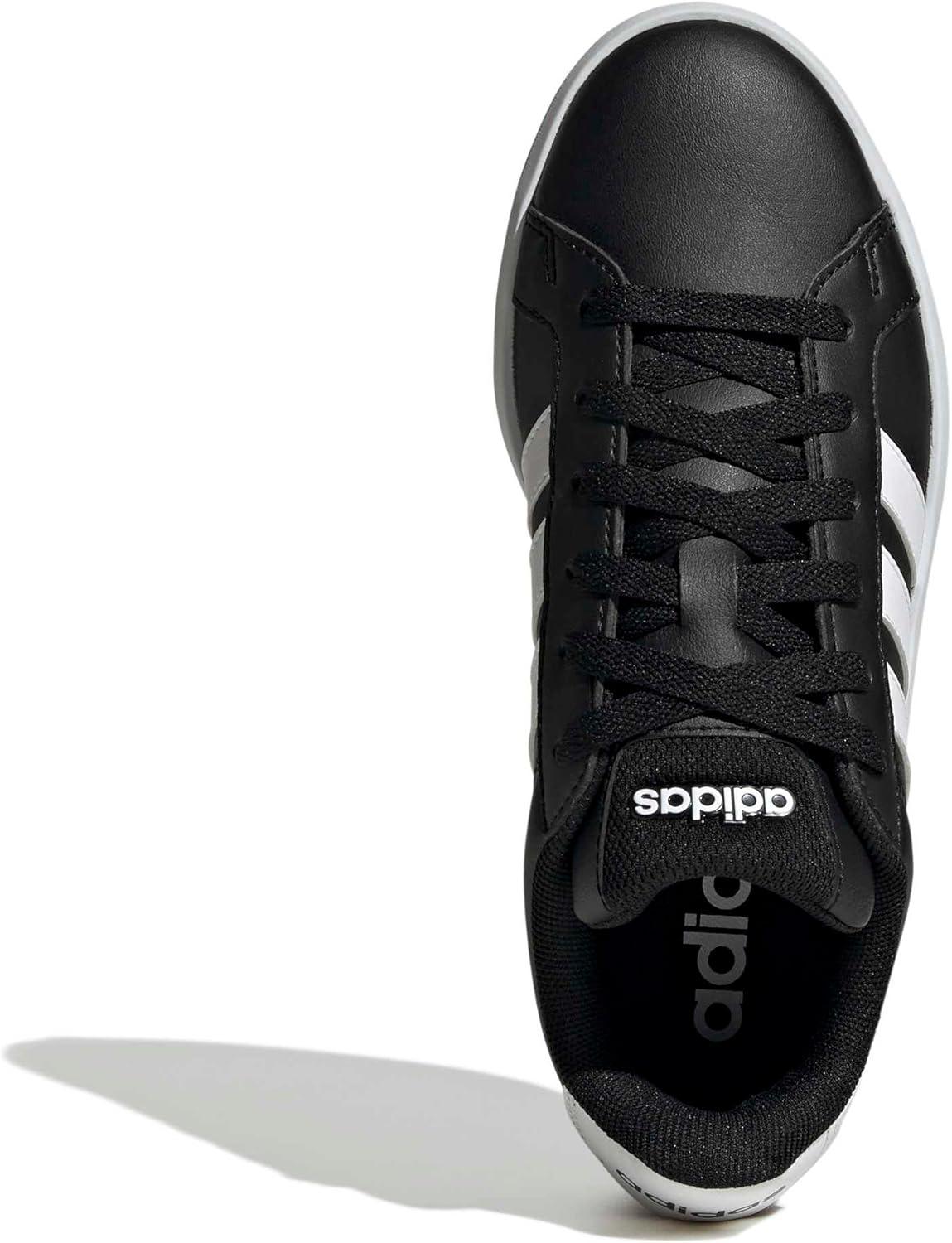 image:imageadidas UnisexChild Grand Court 30 Shoes Big KidBlackWhiteWhite