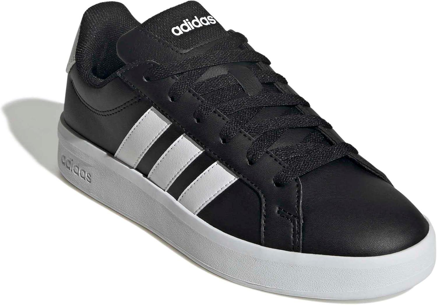 image:imageadidas UnisexChild Grand Court 30 Shoes Big KidBlackWhiteWhite