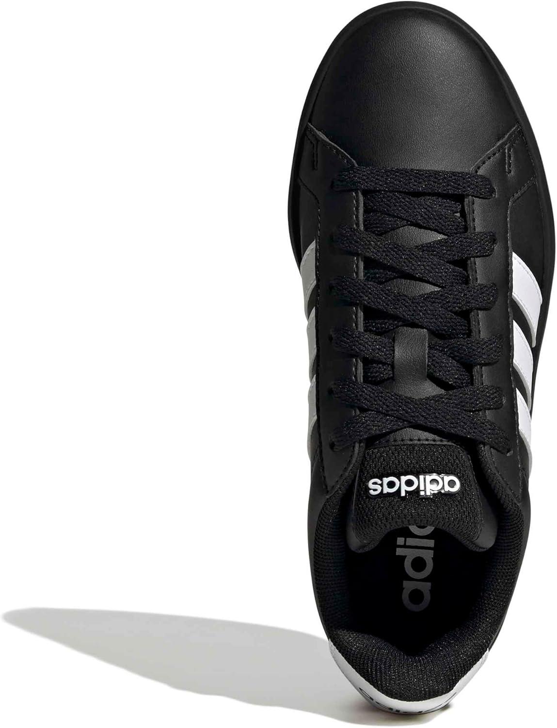 image:imageadidas UnisexChild Grand Court 30 Shoes Big KidWhiteBlackBlack