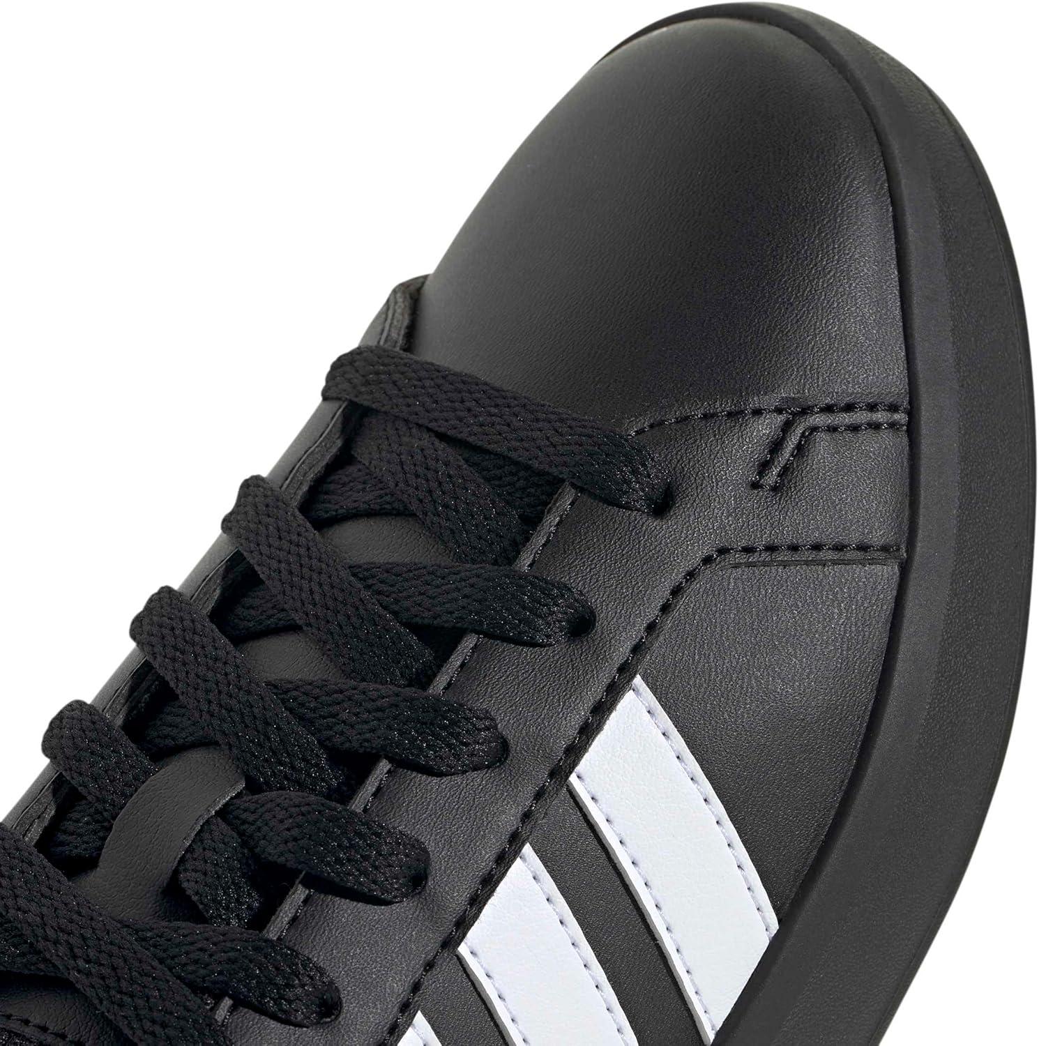 image:imageadidas UnisexChild Grand Court 30 Shoes Big KidWhiteBlackBlack