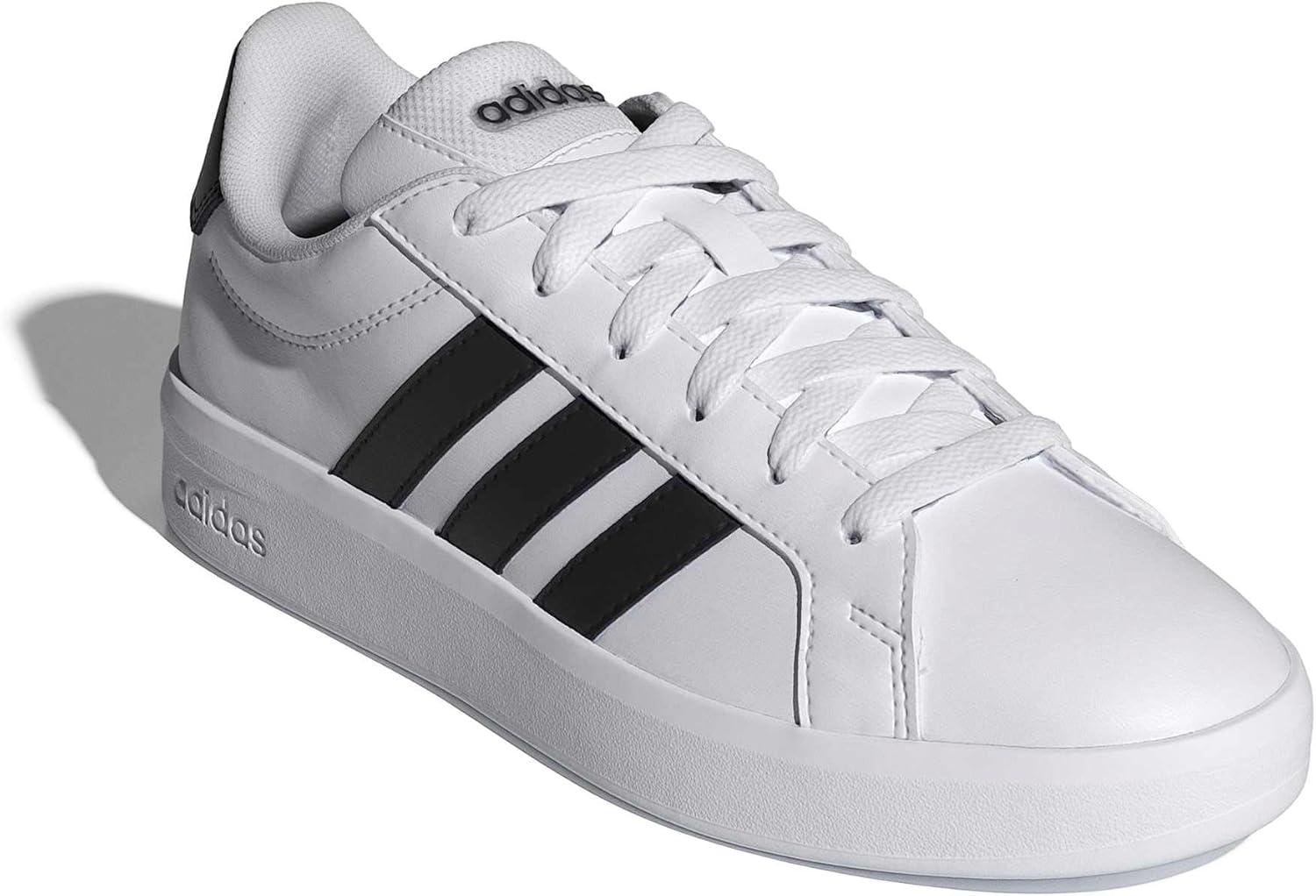 image:imageadidas UnisexChild Grand Court 30 Shoes Big KidWhiteBlackWhite