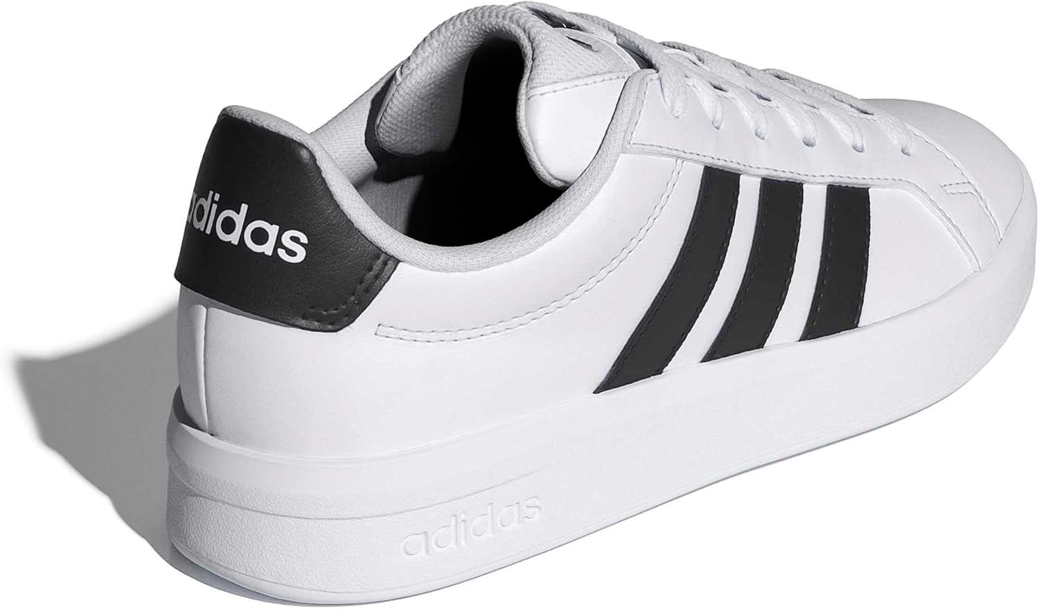 image:imageadidas UnisexChild Grand Court 30 Shoes Big KidWhiteBlackWhite