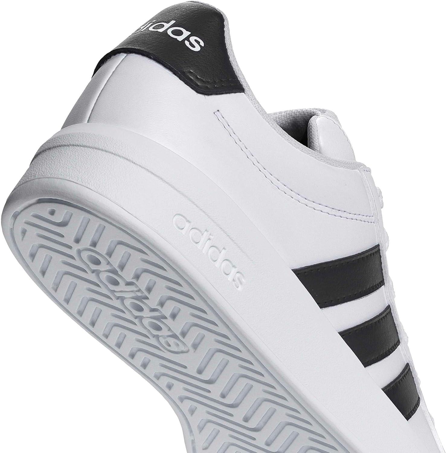image:imageadidas UnisexChild Grand Court 30 Shoes Big KidWhiteBlackWhite