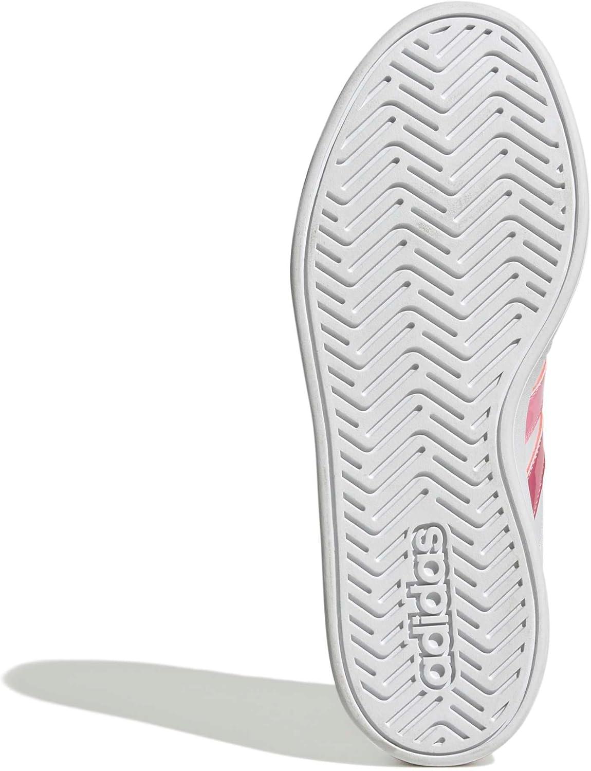 image:imageadidas UnisexChild Grand Court 30 Shoes Big KidWhitePink FusionBliss Pink