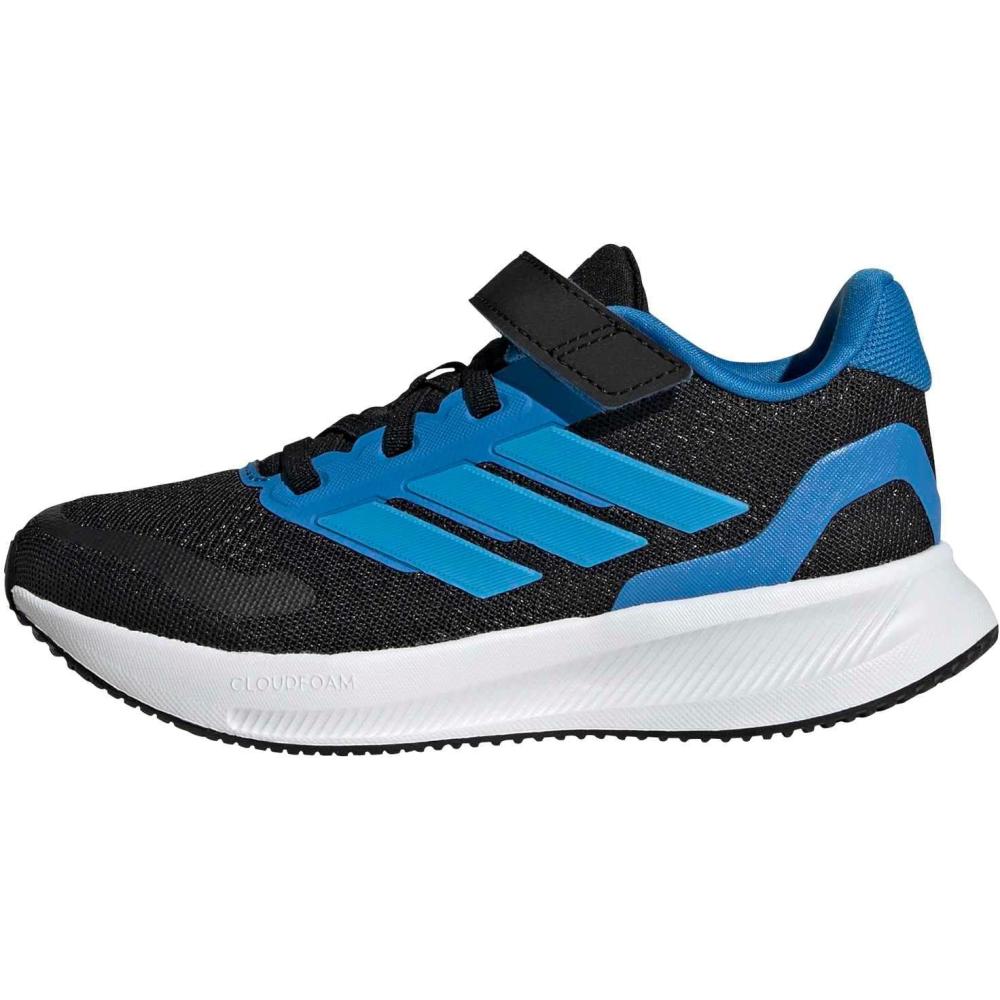 image:imageAdidas UnisexChild Run Falcon 5BlackLucid AquamarineLucid Ray Blue