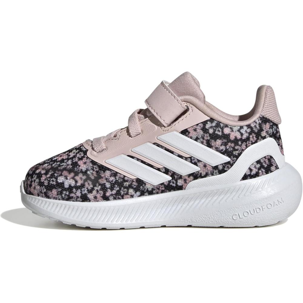image:imageAdidas UnisexChild Run Falcon 5Sandy PinkWhiteBlack