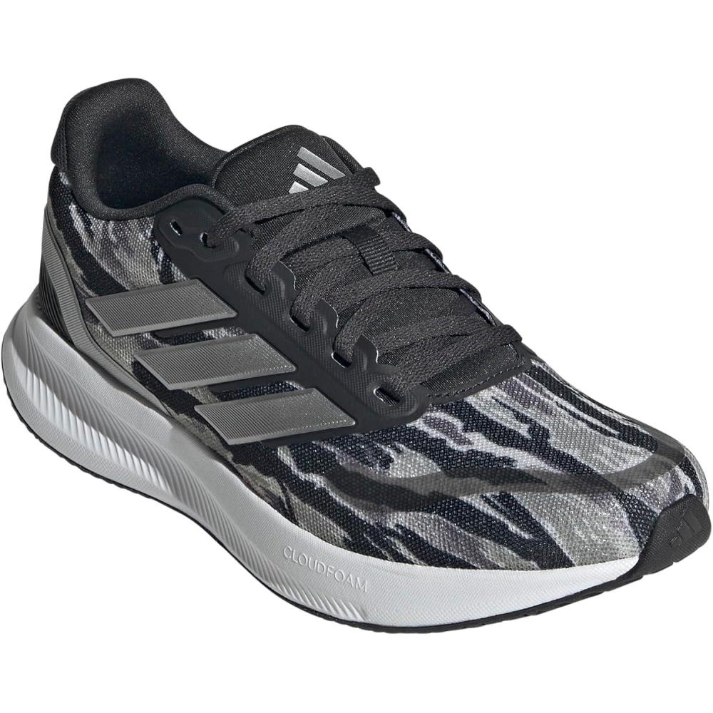 image:imageAdidas UnisexChild Run Falcon 5Silver PebbleSilver MetallicCarbon