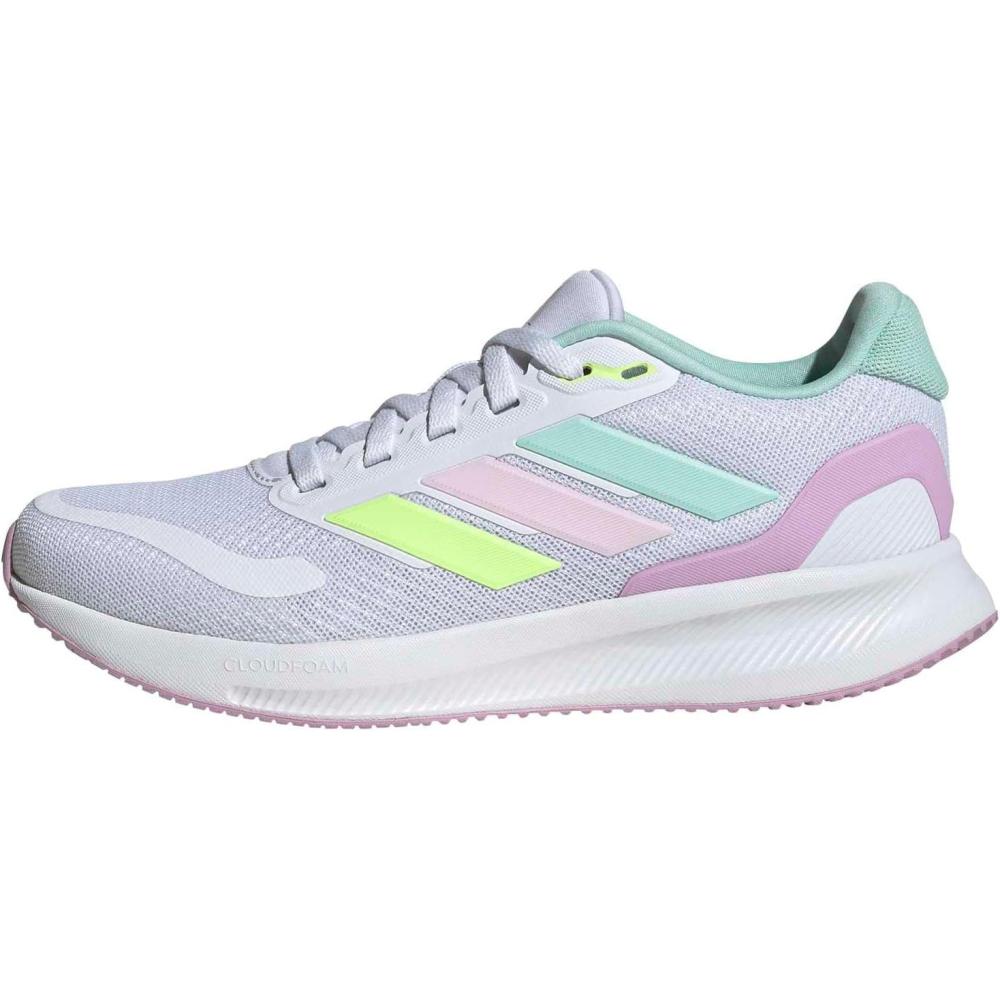image:imageAdidas UnisexChild Run Falcon 5WhiteClear MintClear Pink