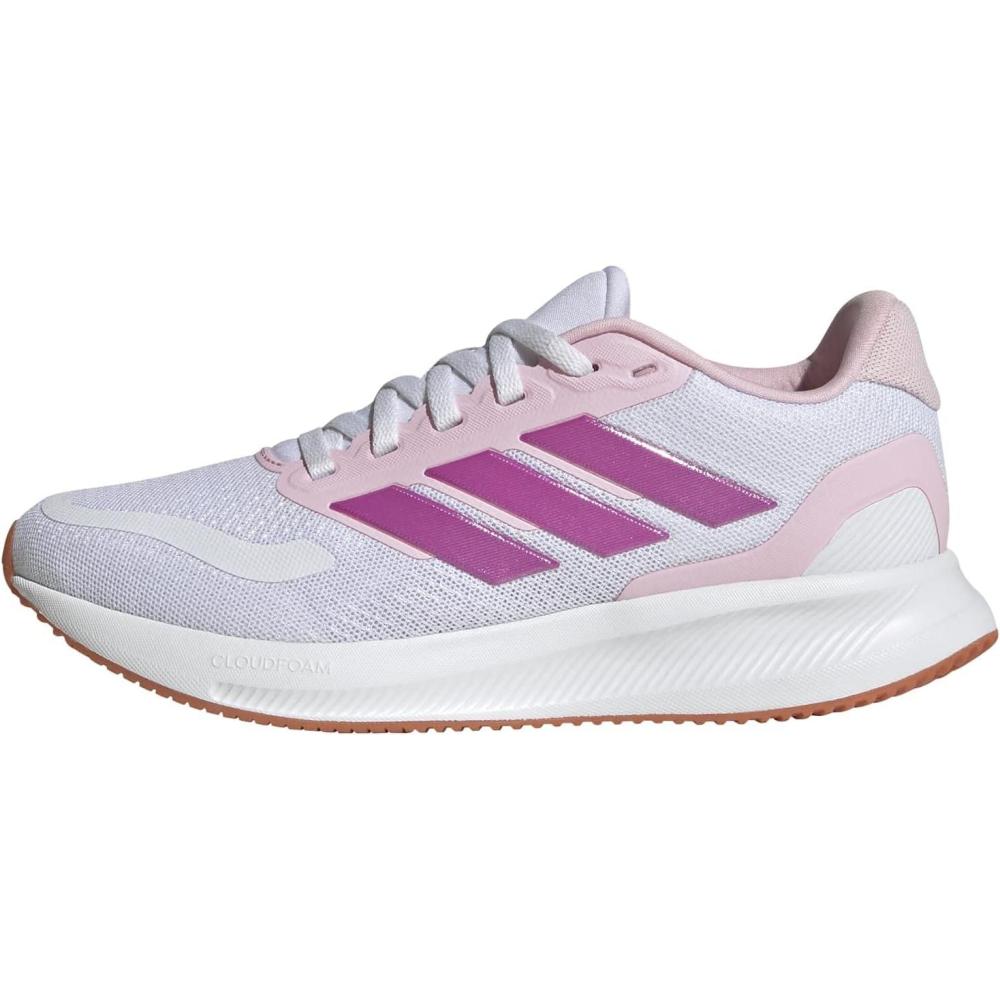 image:imageAdidas UnisexChild Run Falcon 5WhiteClear PinkGum
