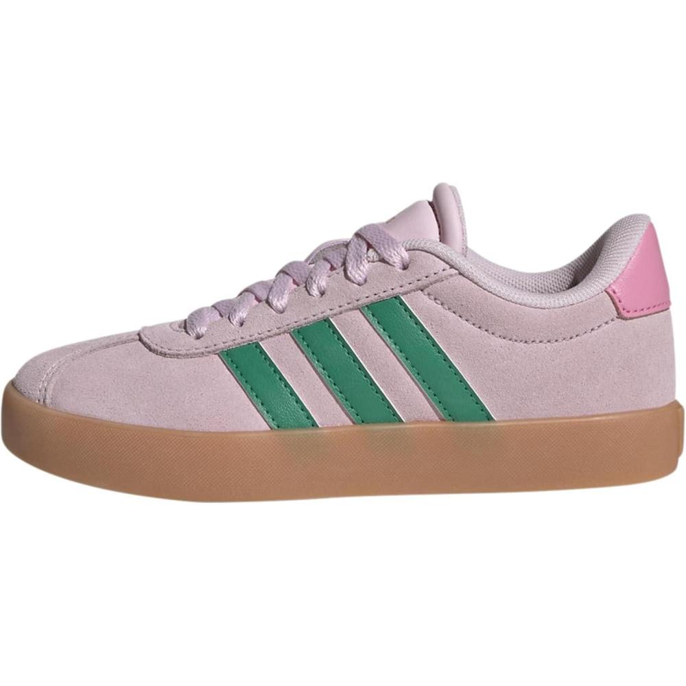 image:imageadidas Kids VL Court 30 ShoeClear PinkCourt GreenGum