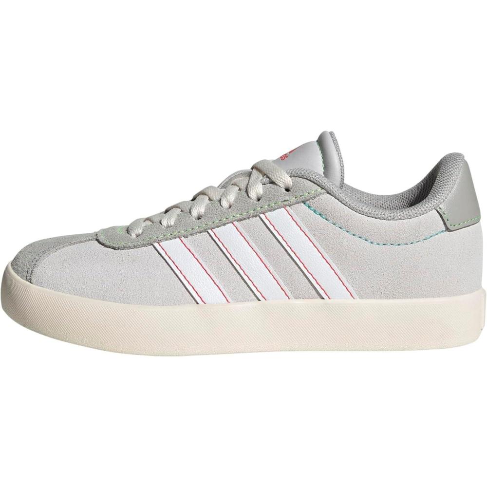 image:imageadidas Kids VL Court 30 ShoeDash GreyWhiteLime Burst