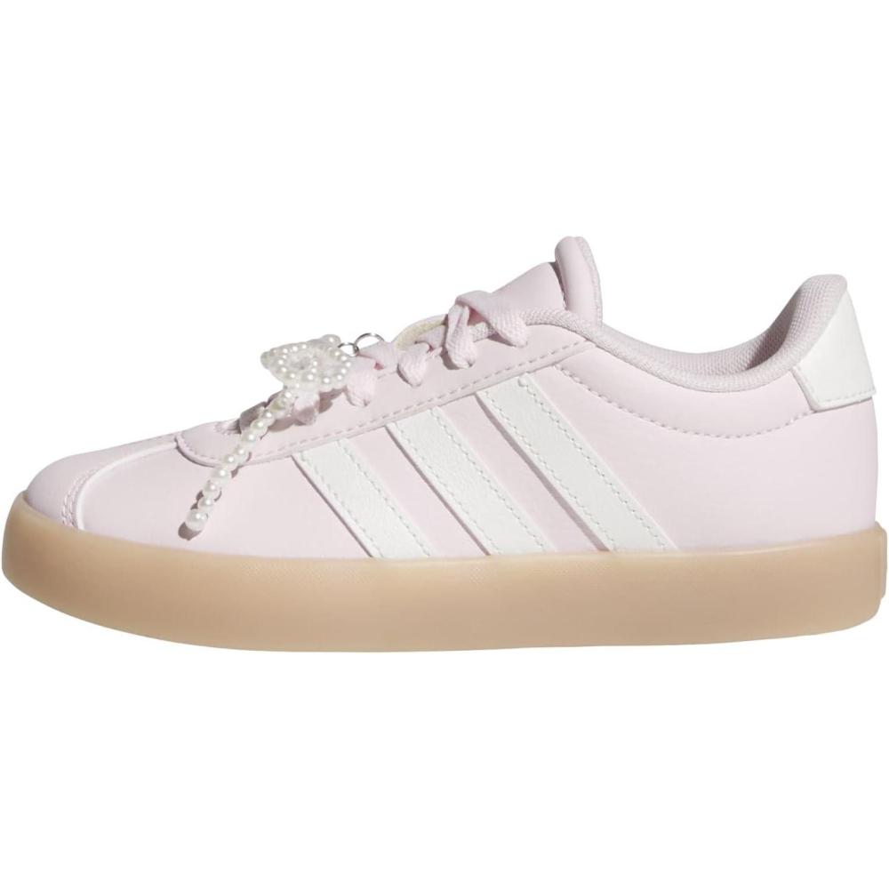 image:imageadidas Kids VL Court 30 ShoeDistilled PinkWhite